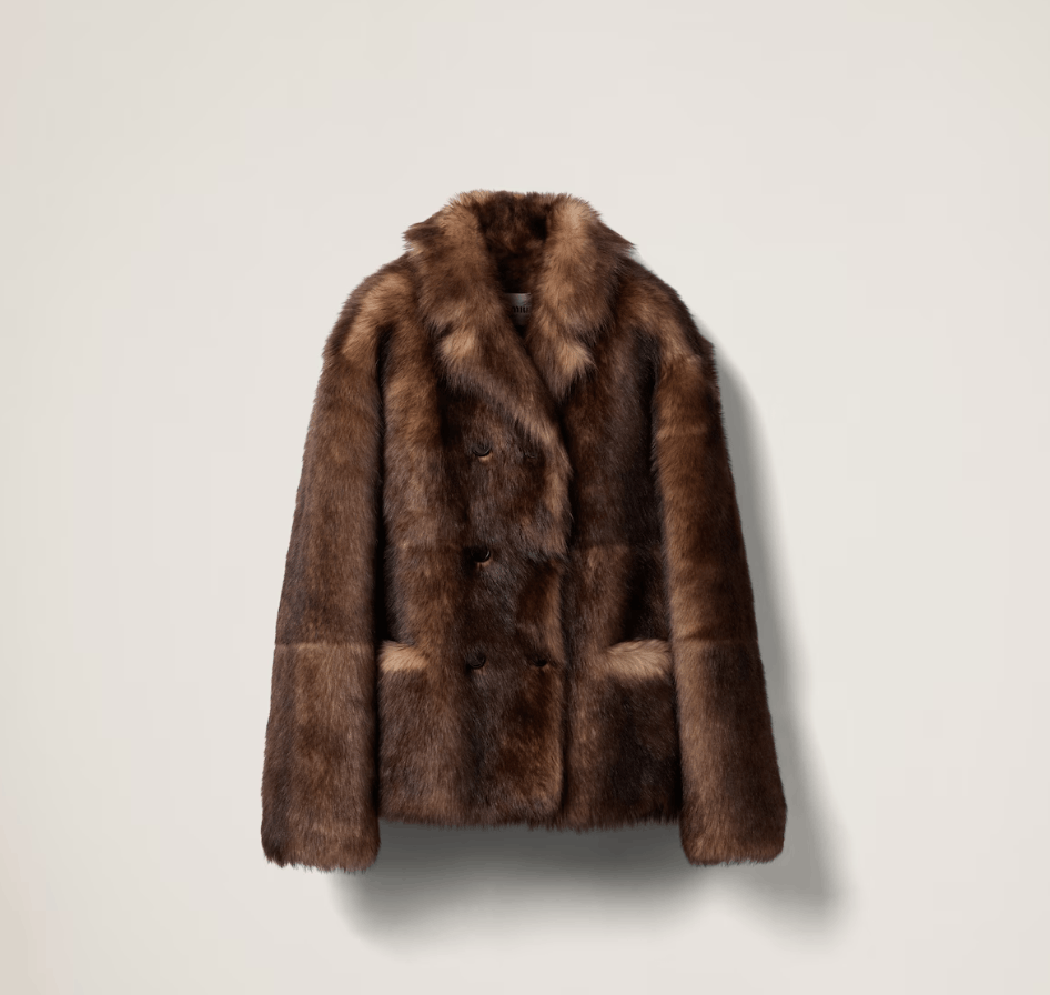 Miu Miu Miu Miu Double-breasted shearling jacket Size XS / US 0-2 / IT 36-38 - 1 Thumbnail