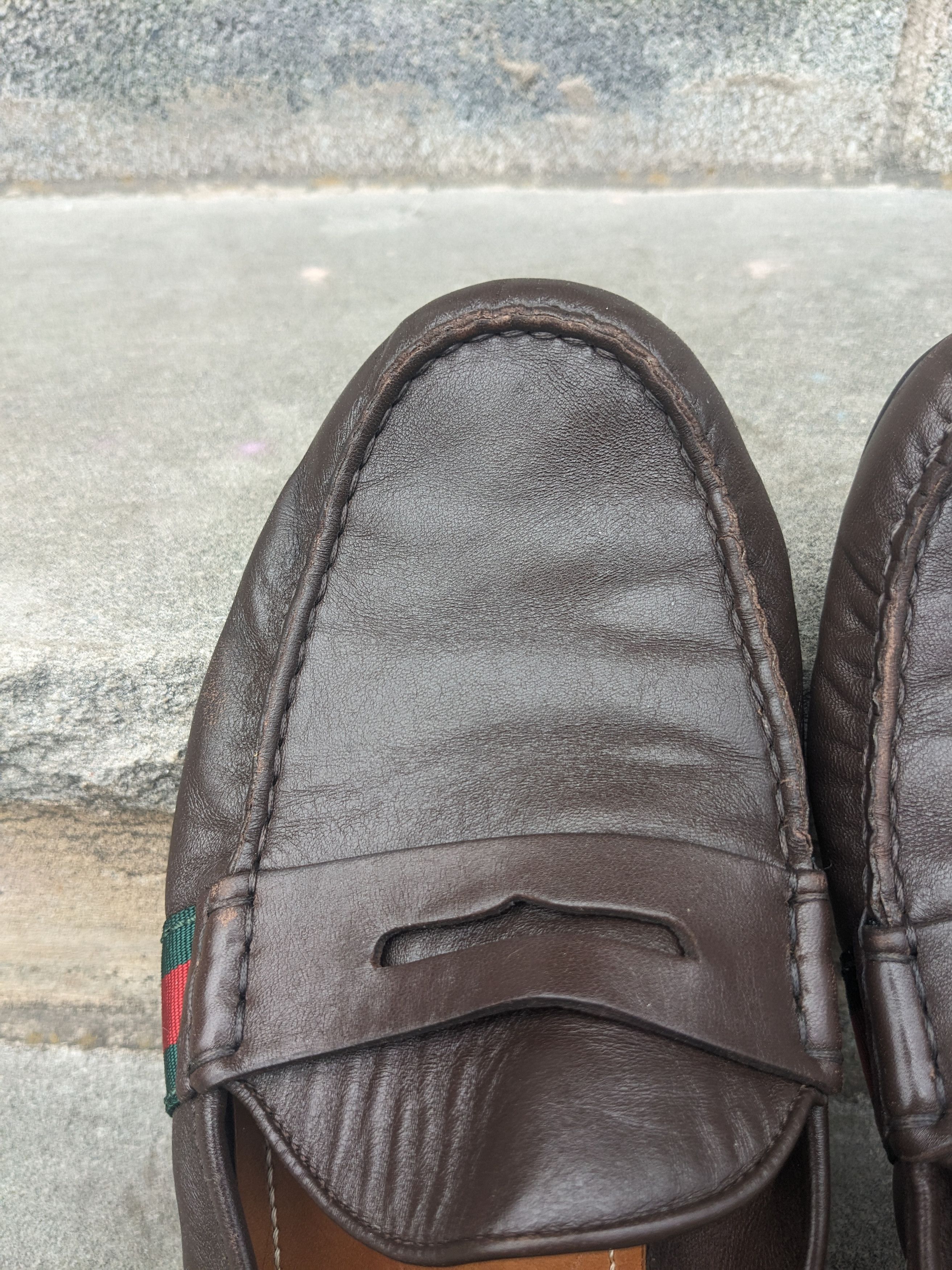 Designer × Gucci Gucci Mens Nappa Moorea Pesante Driving Loafers Size 9 Size US 9 / EU 42 - 5 Thumbnail