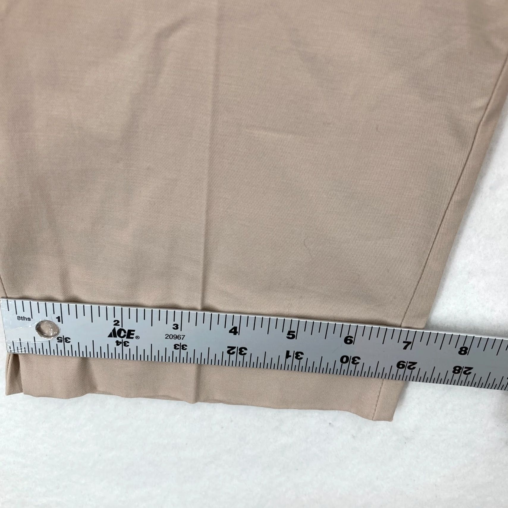 Ann Taylor Ann Taylor Factory Ankle Pant Women's 8P Petite Brown Stretch Mid Rise Career Pant Size 30" / US 8 / IT 44 - 7 Thumbnail