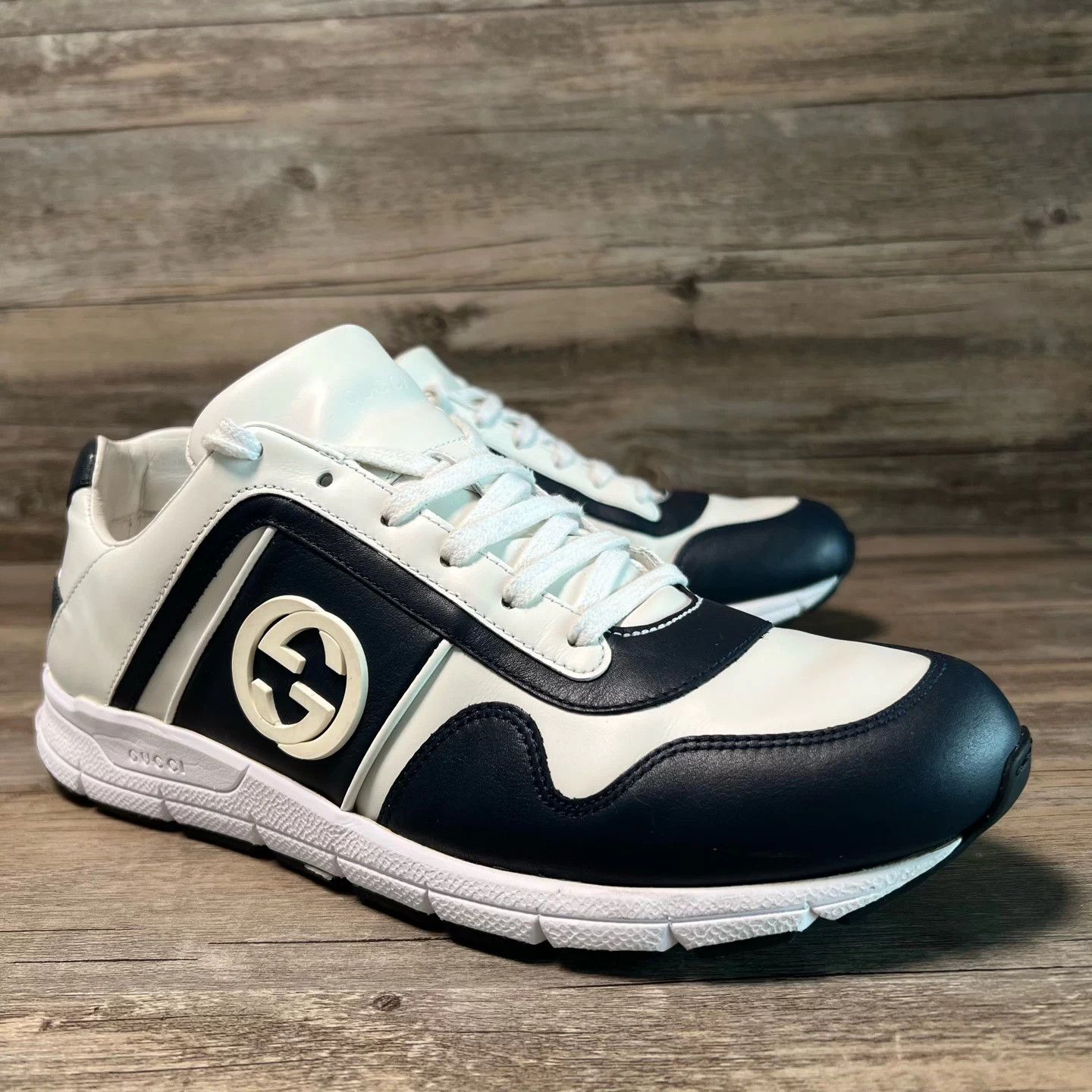 Gucci Gucci GG Panda Black White Sneakers EUR 41.5 Size US 8.5 / EU 41-42 - 2 Thumbnail