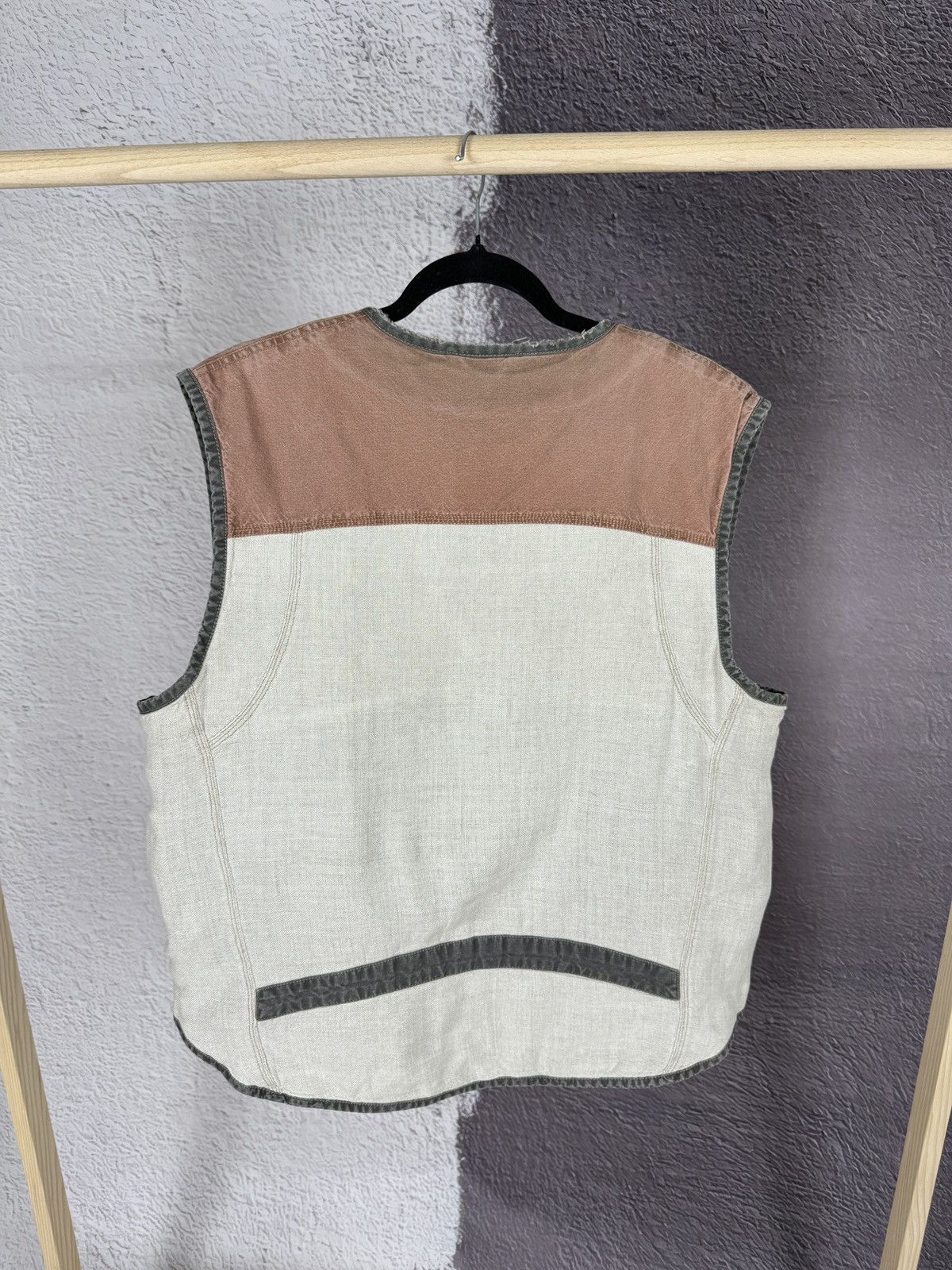 Camel Camel fishing cotton linen faded custom vintage vest outdoor Size US L / EU 52-54 / 3 - 11 Thumbnail