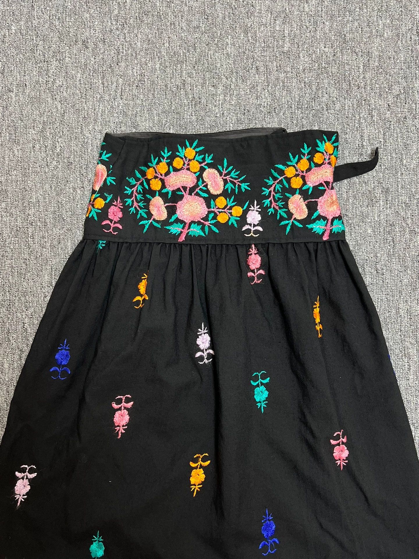Comme des Garcons CDG Style Floral Midi Dress One Size Size 27" / US 4 / IT 40 - 2 Thumbnail
