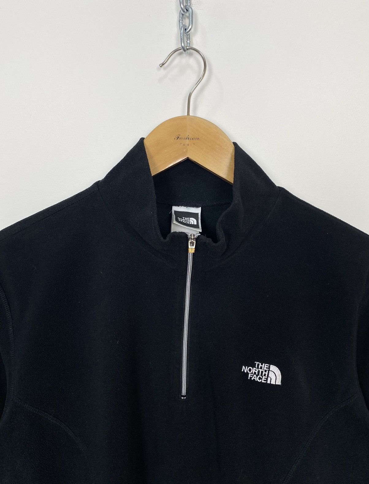 The North Face North Face Fleece Pullover Size L TKA 100 1/4 Zip Black Top Size L / US 10 / IT 46 - 2 Thumbnail