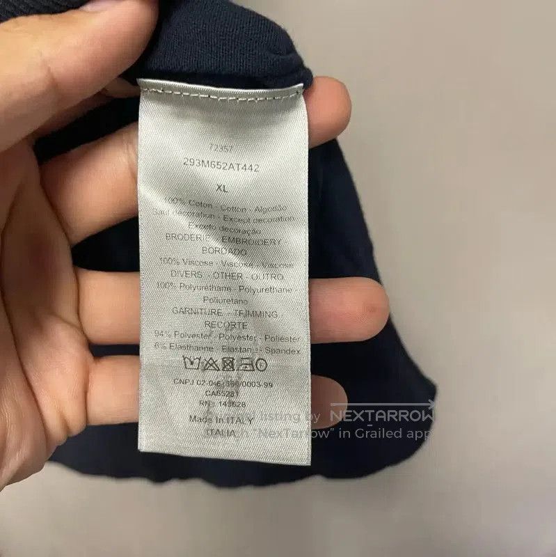 Dior Dior XL Navy Cotton Graphic T-Shirt . Size US XL / EU 56 / 4 - 4 Thumbnail