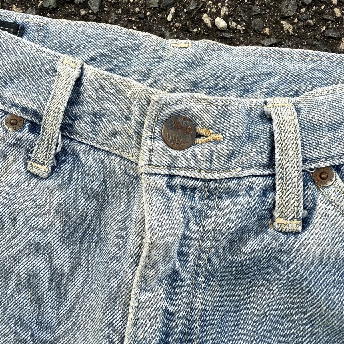 Japan Blue × Jean × Vintage VINTAGE BLUE WAY FLARE FADED RUSTY JEAN DENIM PANTS Size US 30 / EU 46 - 7 Thumbnail