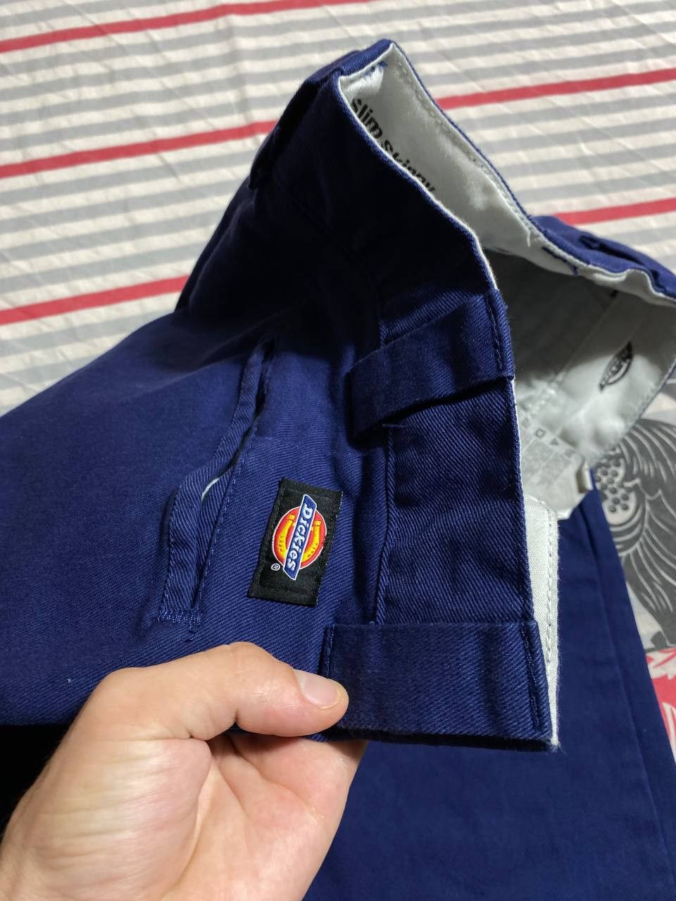 Dickies × Japanese Brand Crazy Crash Dirty Baggy Faded Jean Japan Avant Garde Style Size US 34 / EU 50 - 11 Thumbnail
