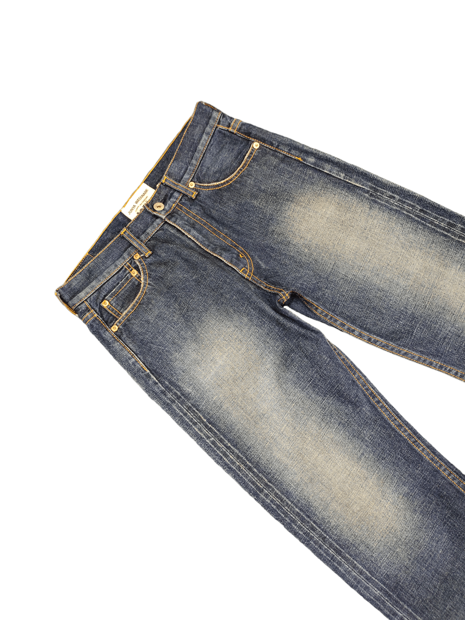 Junya Watanabe AD2015 Junya Watanabe Sand Wash Selvedge Denim Jeans Size US 30 / EU 46 - 3 Thumbnail