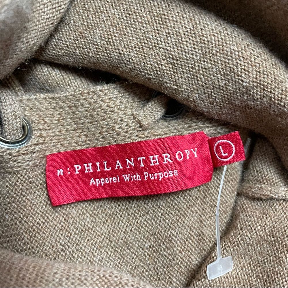 Anthropologie New n:Philanthropy Turtleneck Sweater Lace-up Back Wool Dre Size L / US 10 / IT 46 - 7 Thumbnail