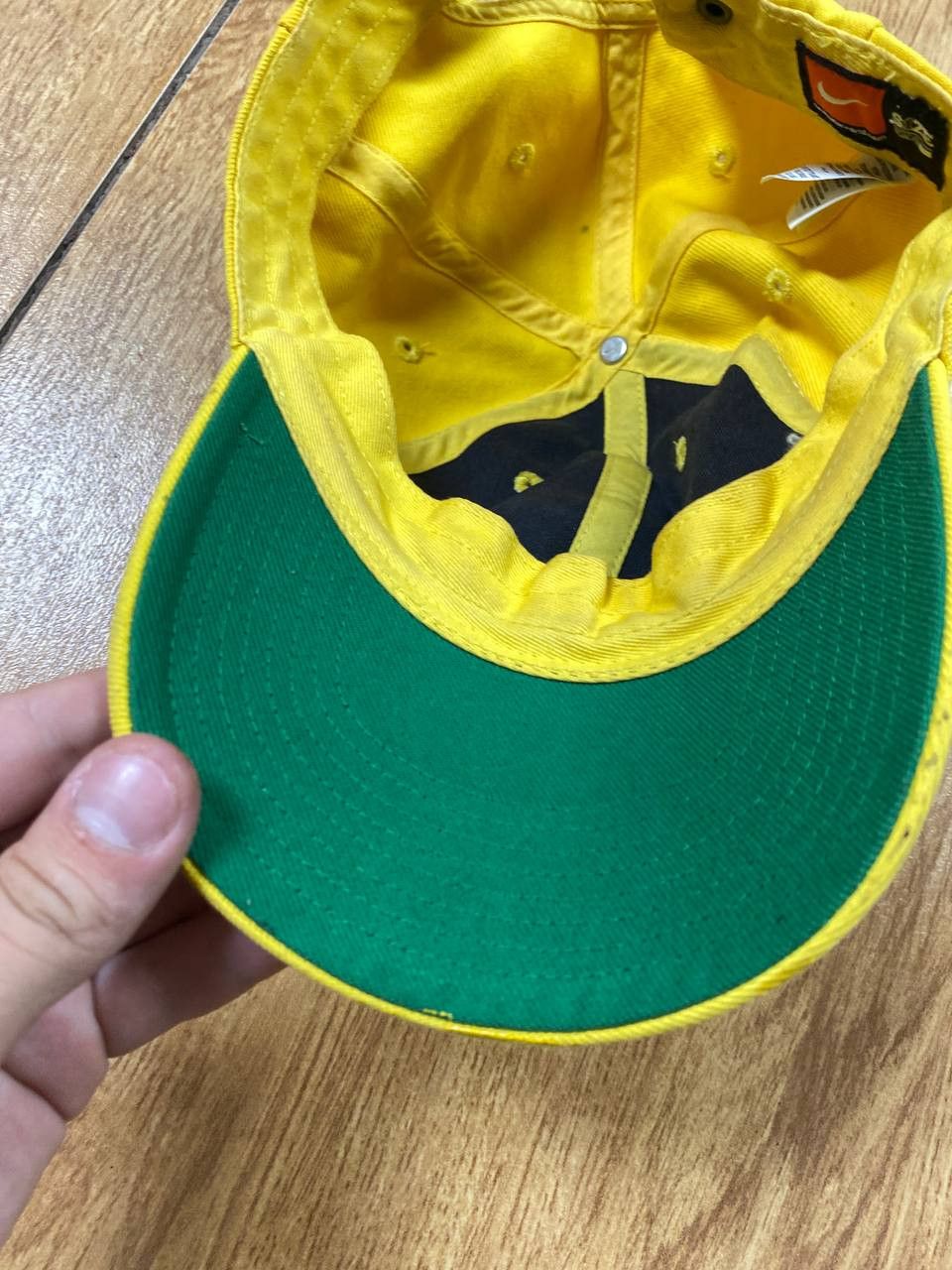 Nike Hats Vintage yellow Cap Nike big logo CBF Y2K streetwear Size ONE SIZE - 9 Thumbnail