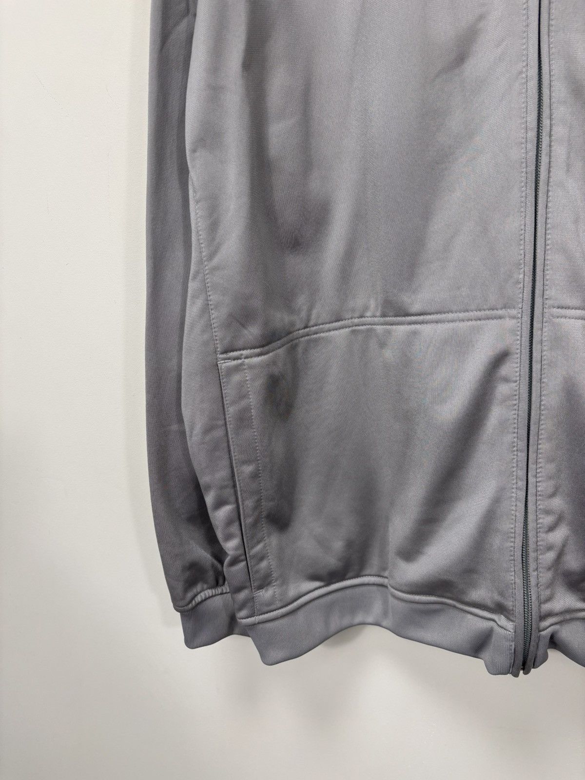 Nike Vintage 2000s Nike Y2K Gray Track Jacket Full Zip Retro Hype Size US XXL / EU 58 / 5 - 5 Thumbnail