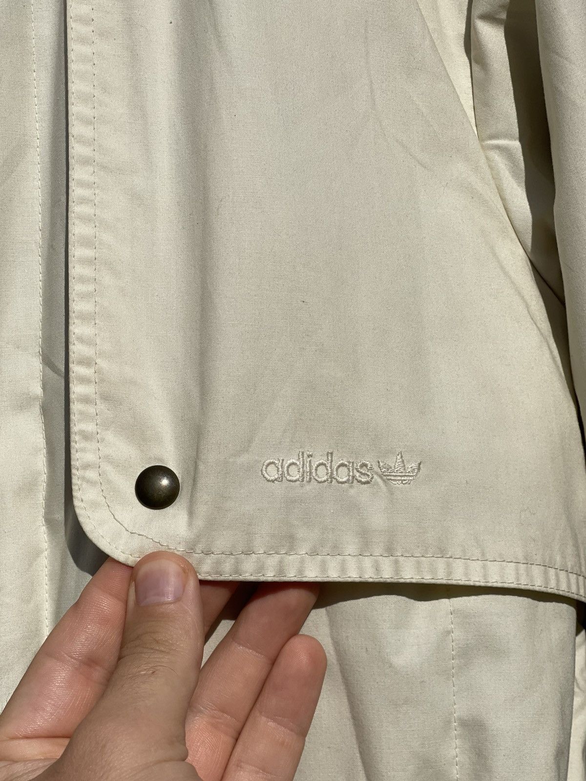 Adidas 1970’s Adidas Made in West Germany Vintage trench Coat beige Size L / US 10 / IT 46 - 14 Thumbnail