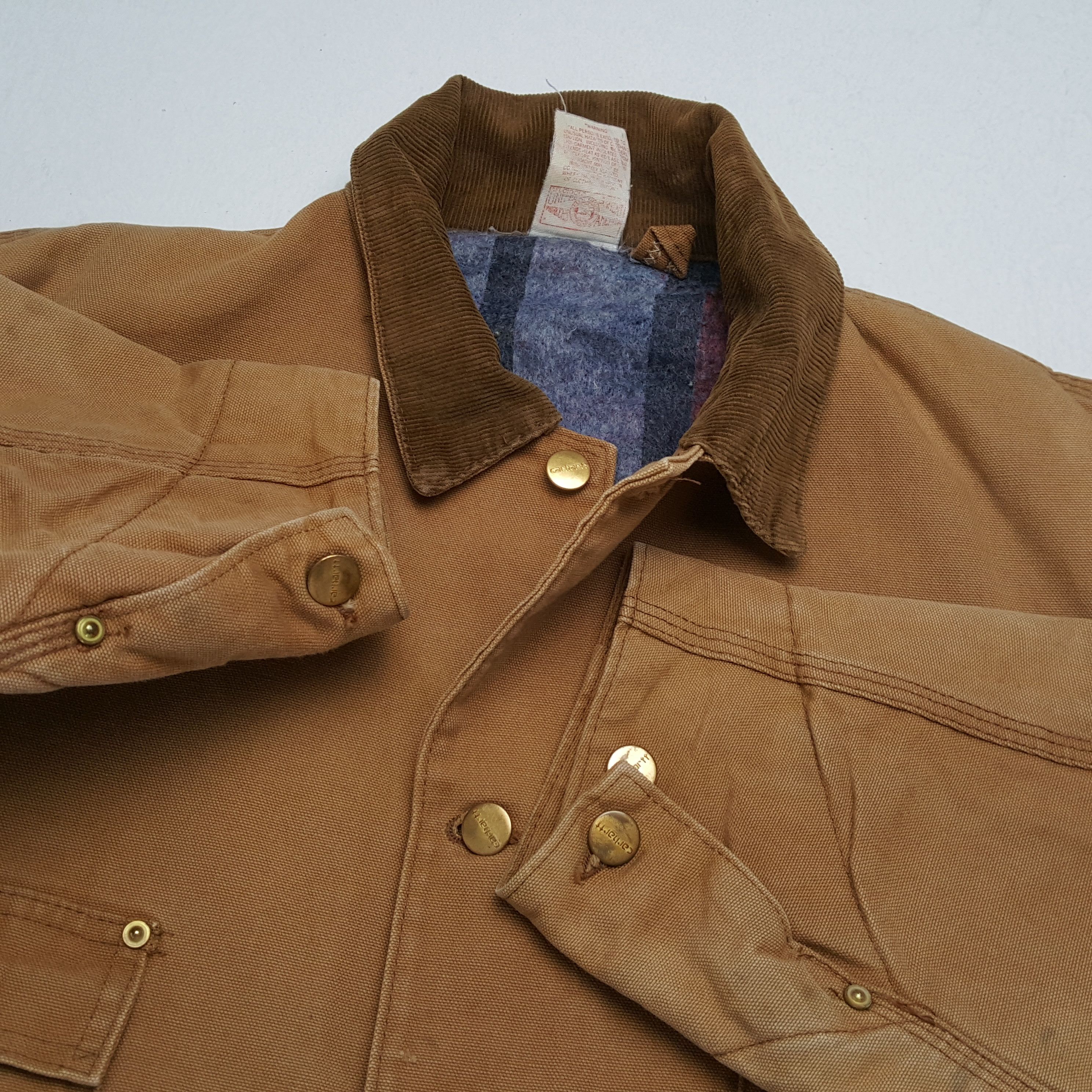 Carhartt × Vintage Vintage CARHARTT American Streetwear Work wear Jacket Size US XXL / EU 58 / 5 - 8 Thumbnail