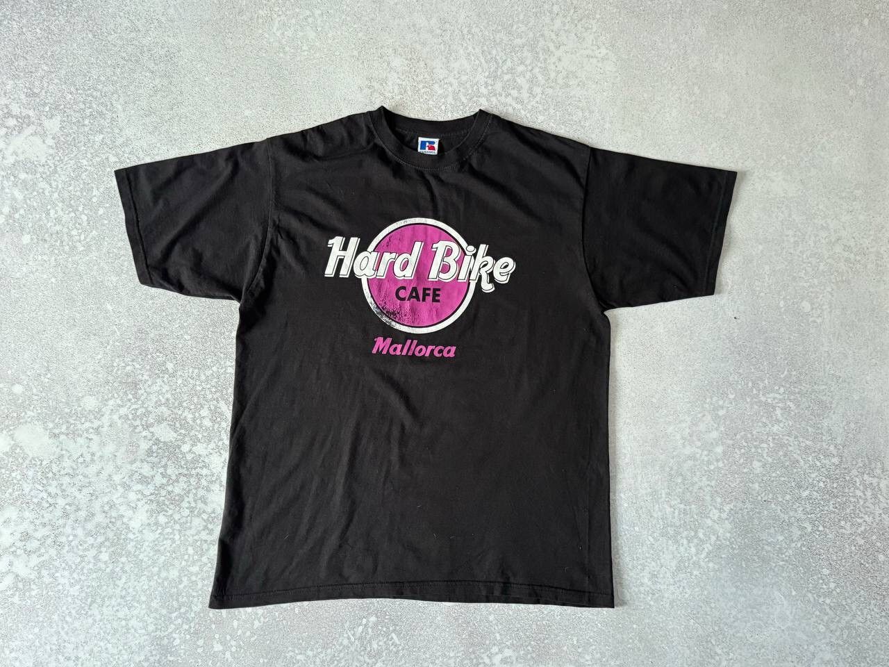 Hard Rock Cafe × Russell Athletic × Vintage Vintage Hard Bike Cafe Russell Athletic Mallorca T-shirt Y2K Size US L / EU 52-54 / 3 - 1 Thumbnail