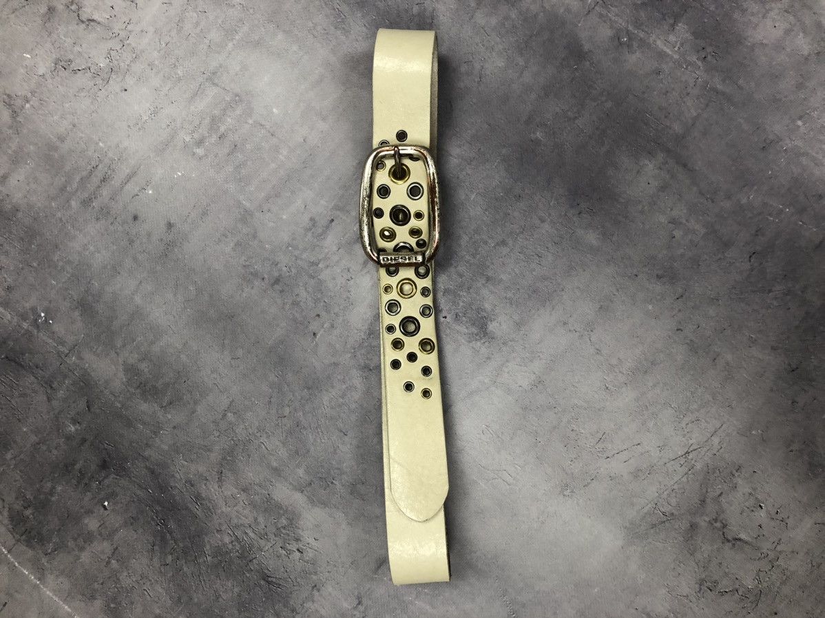 Diesel Diesel Leather Beige Belt Size ONE SIZE - 8 Thumbnail