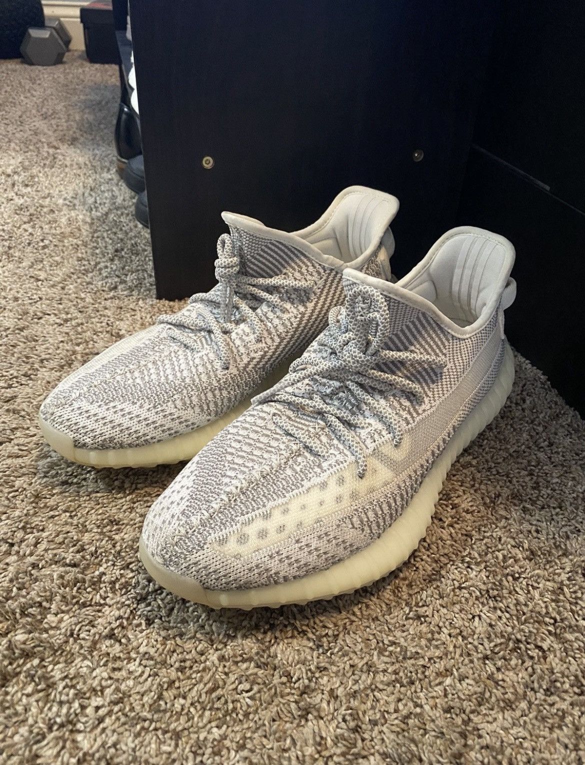 adidas gazelle silver green womens Yeezy Boost 350 V2 Static Black (Reflective) (FU9007)