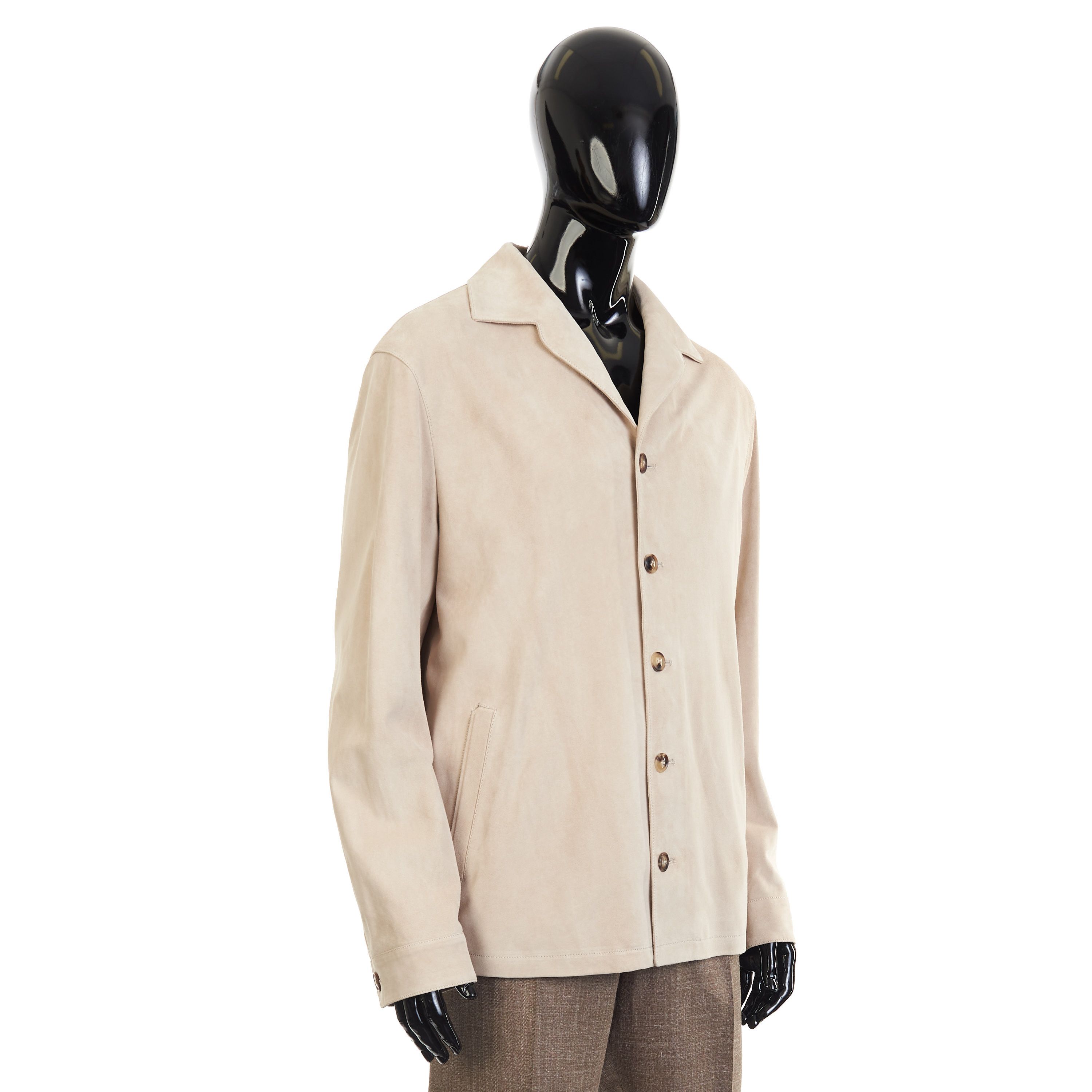 Other Brett Johnson Sand Brown Suede Overshirt Jacket Size US S / EU 44-46 / 1 - 5 Thumbnail