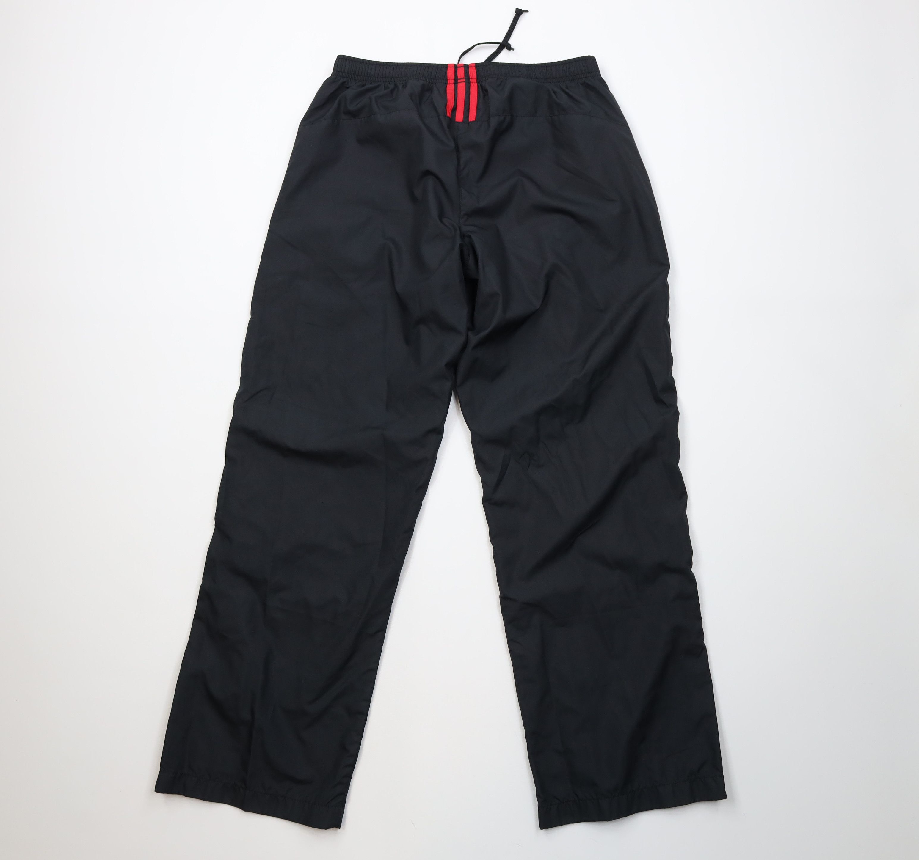 Adidas Vintage Y2K Adidas Spell Lined Wide Leg Windbreaker Pants Size 30" / US 8 / IT 44 - 10 Thumbnail