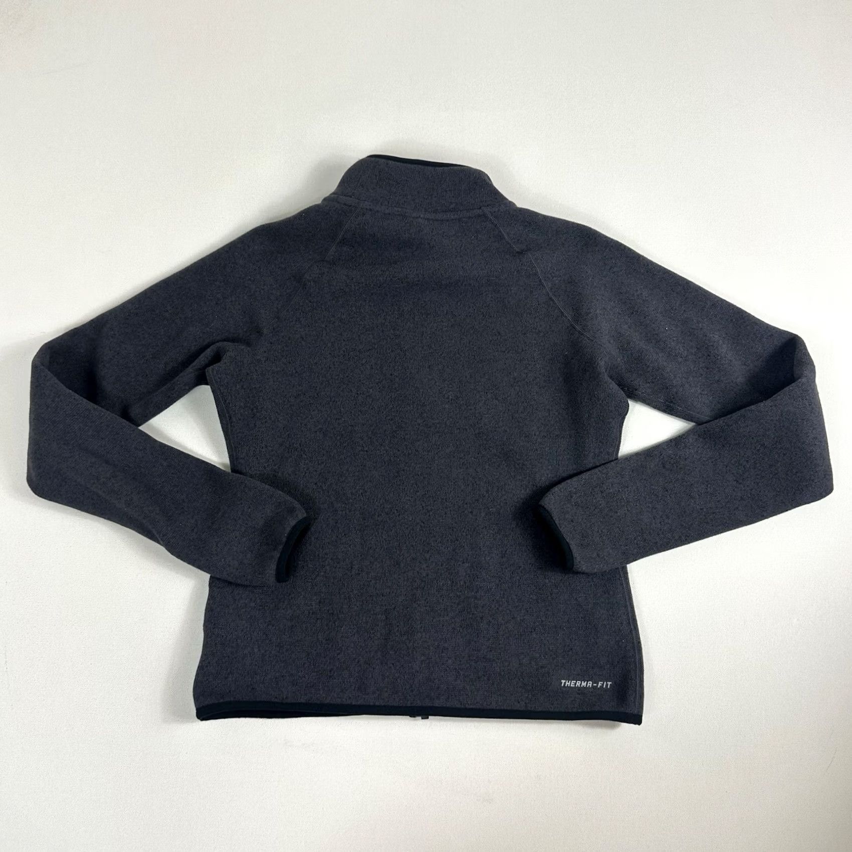 Nike Nike Sweatshirt Womens Small Gray Therma-Fit Full Zip Up Sweatshirt Size S / US 4 / IT 40 - 2 Thumbnail