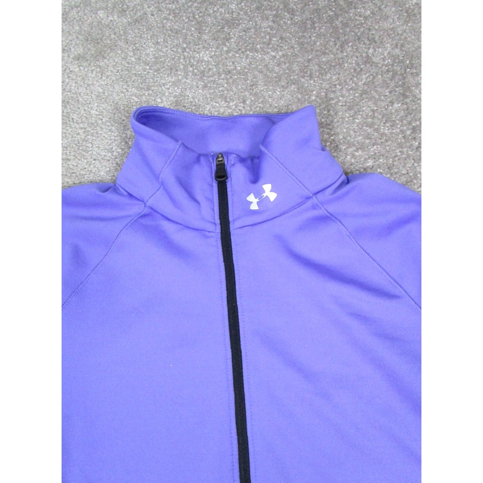 Under Armour Under Armour Sweater Xs Purple Cold Gear Running Half Zip Womens Size XS / US 0-2 / IT 36-38 - 2 Thumbnail