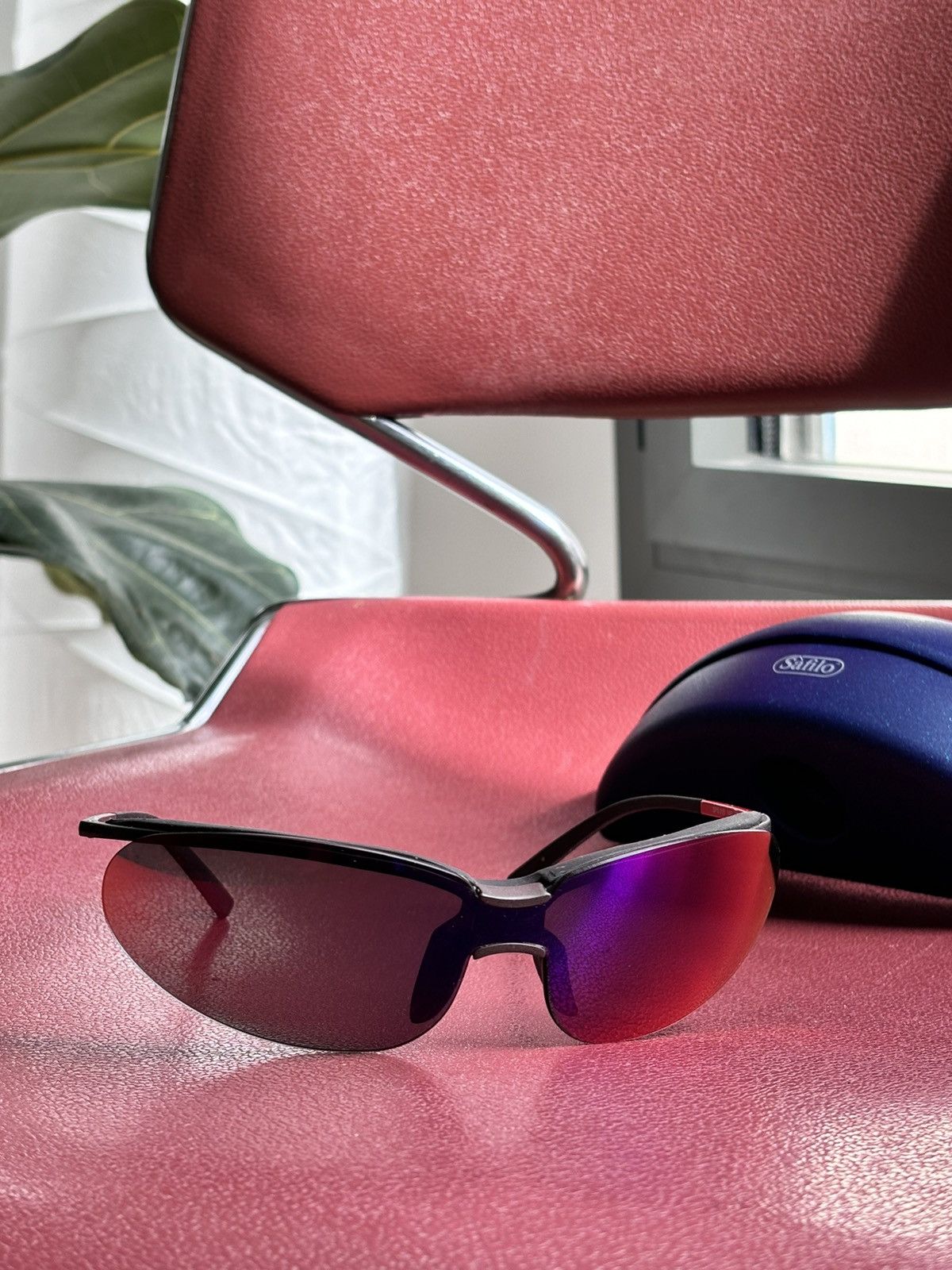 Prada PRADA Sunglasses SPS 01B Sport Luna Rossa Flame Star Mask Size ONE SIZE - 3 Thumbnail