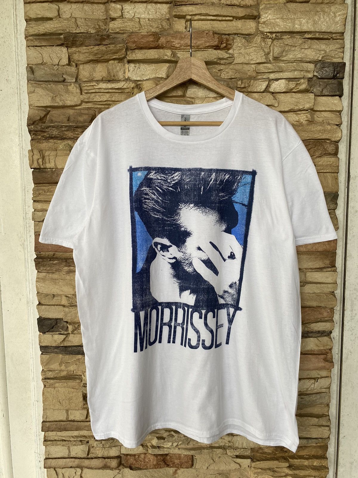 Band Tees Morrissey "Blue Moz" Band Tees the smiths singer Size US XL / EU 56 / 4 - 1 Thumbnail