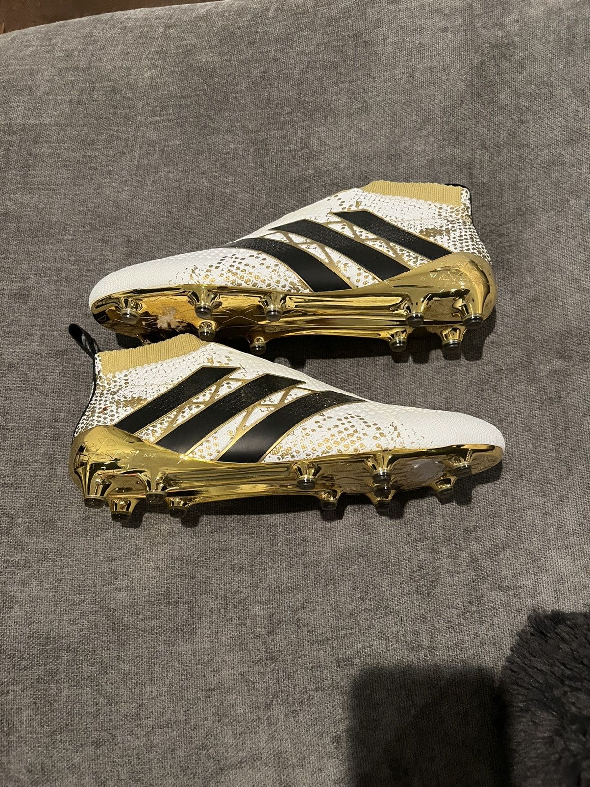 Adidas Adidas Pure Control 2016 Gold Boots Size US 11 / EU 44 - 1 Thumbnail