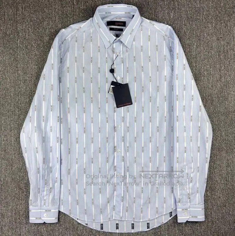 Louis Vuitton Louis Vuitton Blue Cotton Women's Shirt Size XXL . Size XXL / US 16-18 / IT 52-54 - 1 Thumbnail