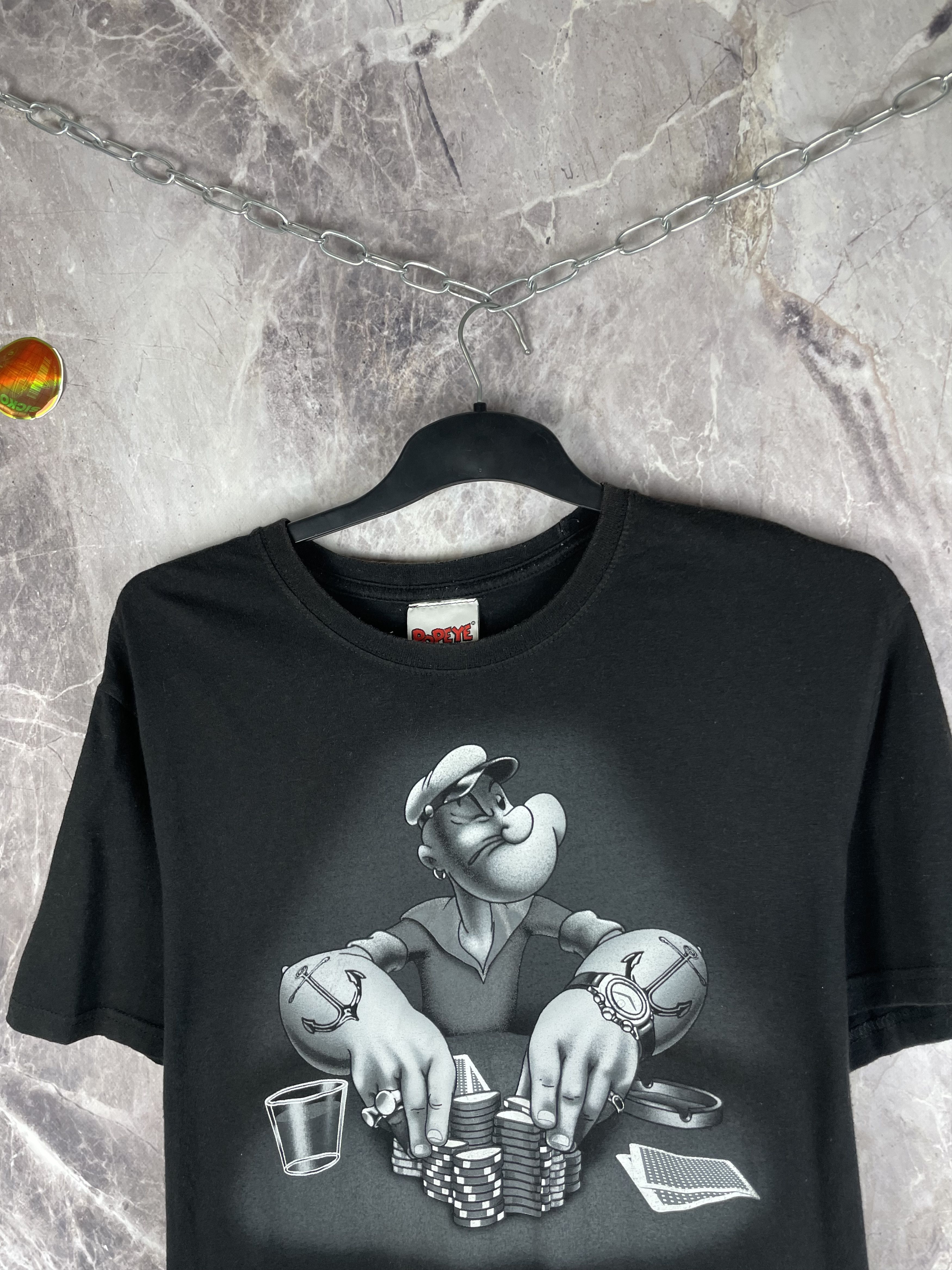 Vintage Vintage poker Popeye tee Size US XL / EU 56 / 4 - 2 Thumbnail