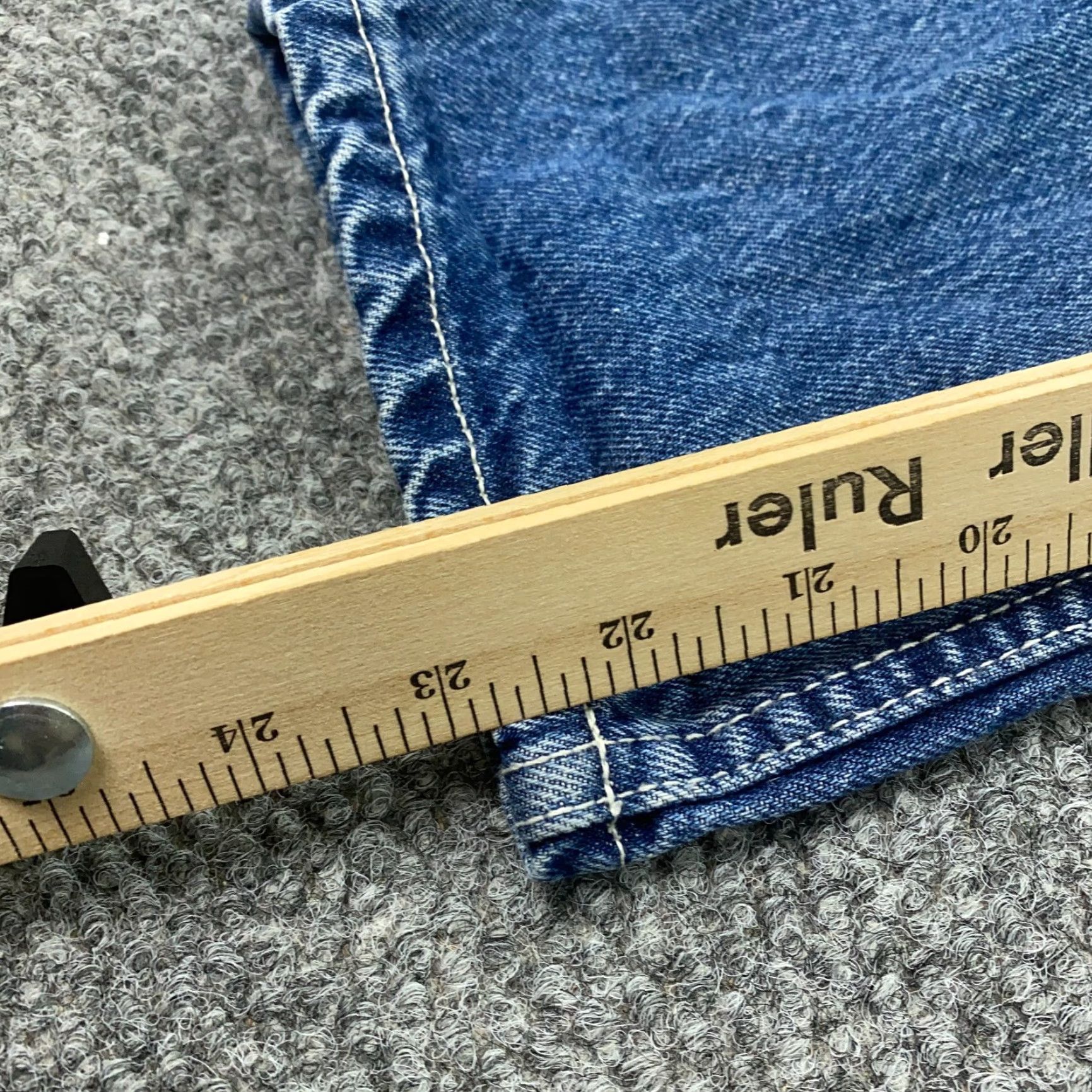 Jordache VINTAGE Jordache Jeans Capri Size 7/8 Blue 90s Mom Retro Mid-Rise Womens Size 30" / US 8 / IT 44 - 5 Thumbnail