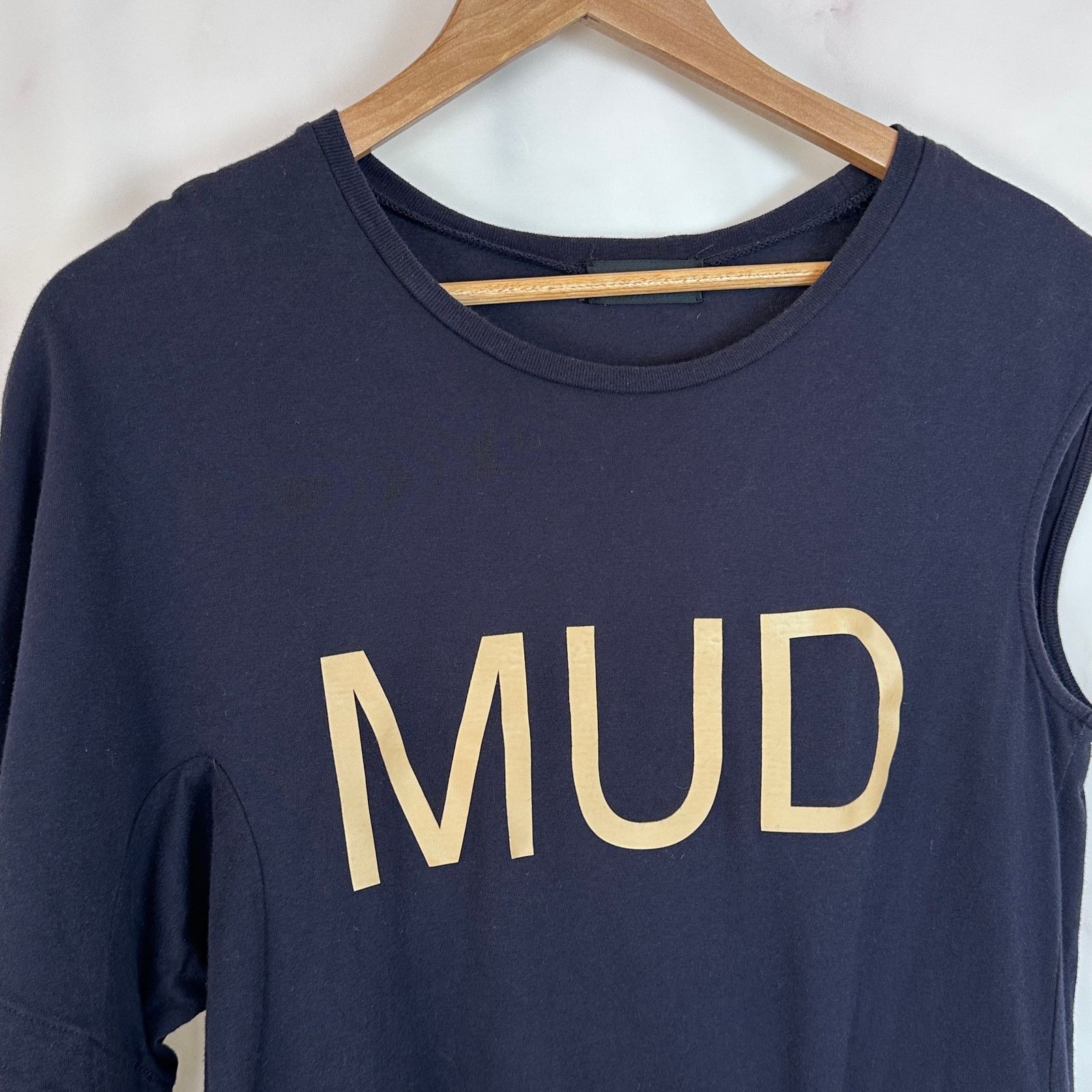 Undercover S/S15 'Mud Rug Navy Deformed Tee Size US M / EU 48-50 / 2 - 2 Thumbnail