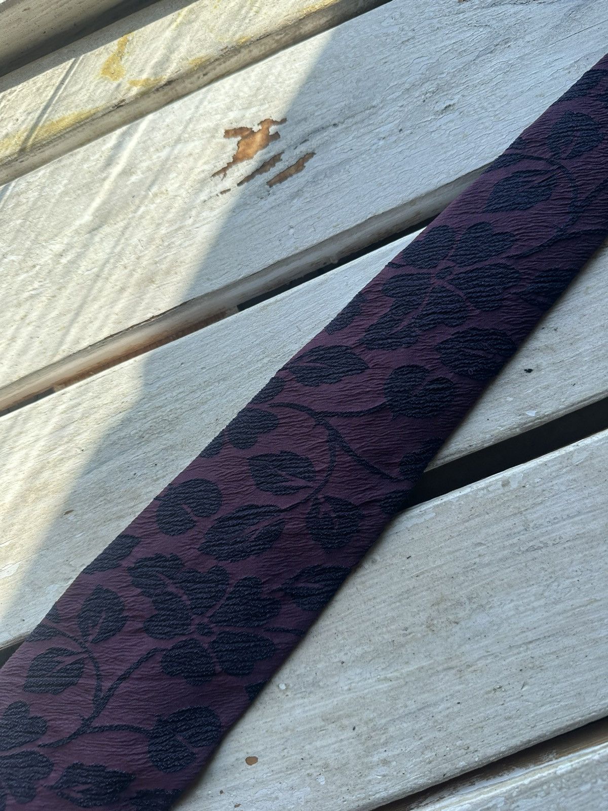 Designer 🚨Vintage KENZO tie Flower style monogram old money luxury Size ONE SIZE - 8 Thumbnail