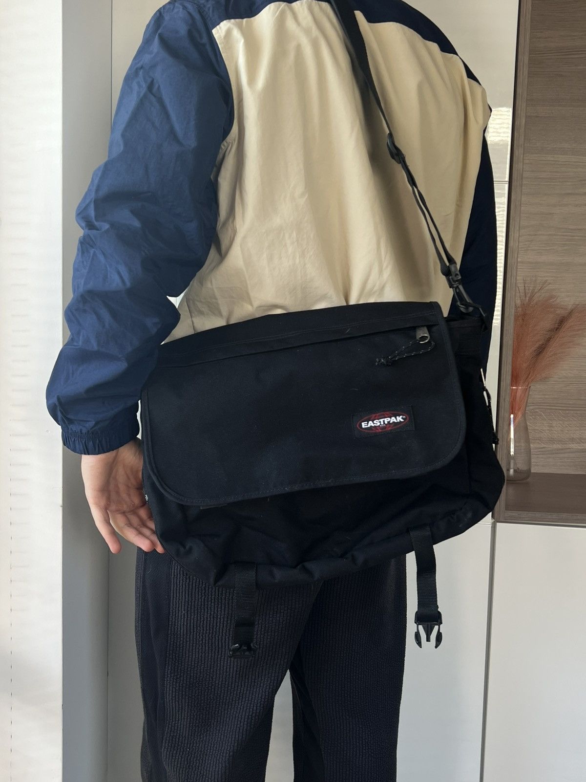 Eastpak Transformer Shoulder Sling Bag in Black, Men's
