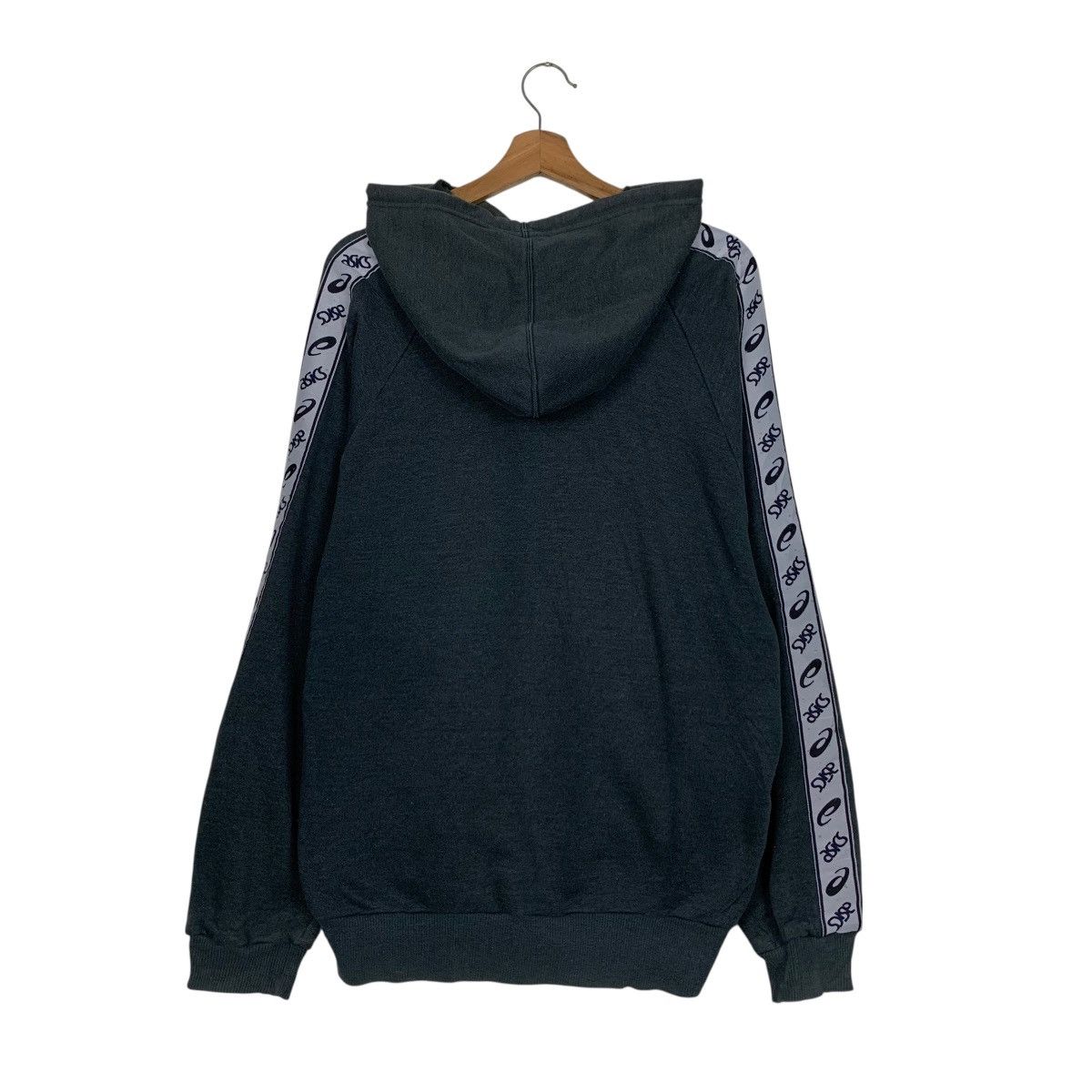 Asics Vintage 90’s ASICS Side Tape Pullover Hoodies #3551-C162 Size US L / EU 52-54 / 3 - 15 Thumbnail