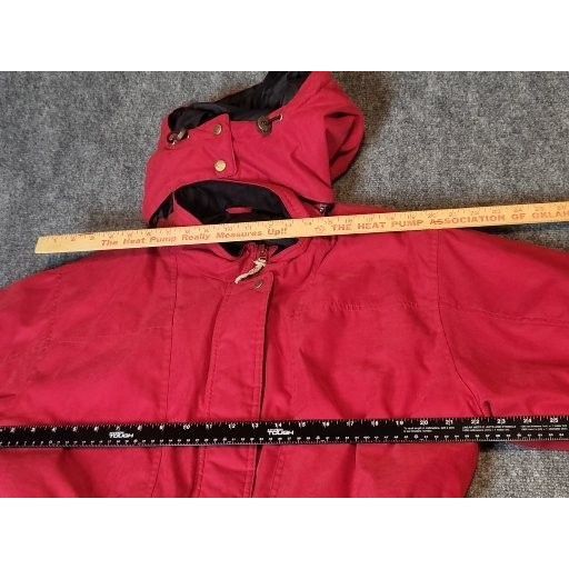 Woolrich Woolen Mills Vintage Woolrich Lined Hooded Coat Women Sz L Holly Berry Re Size L / US 10 / IT 46 - 10 Thumbnail