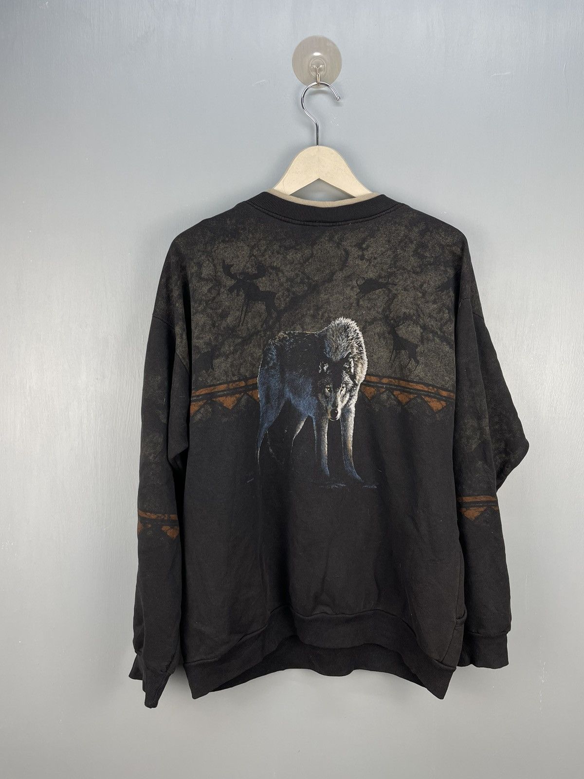 Habitat Vintage National Wildlife Federation Wolf sweatshirt Size US M / EU 48-50 / 2 - 2 Thumbnail