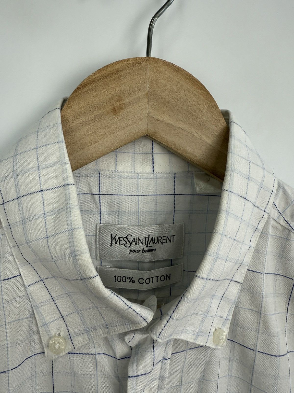 Yves Saint Laurent Vintage 90s Yves Saint Laurent YSL Shirt Rare Retro Hype Y2K Size US M / EU 48-50 / 2 - 5 Thumbnail