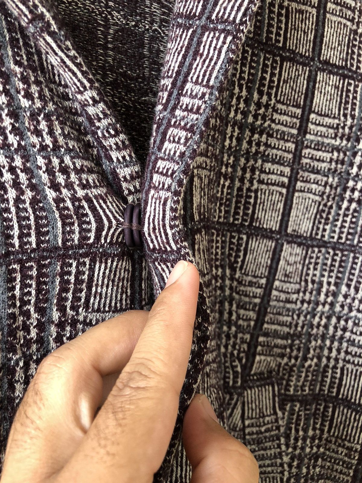 Issey Miyake Issey Miyake Plantation Tartan Tweed Cotton Blazer Jacket Size M / US 6-8 / IT 42-44 - 8 Thumbnail