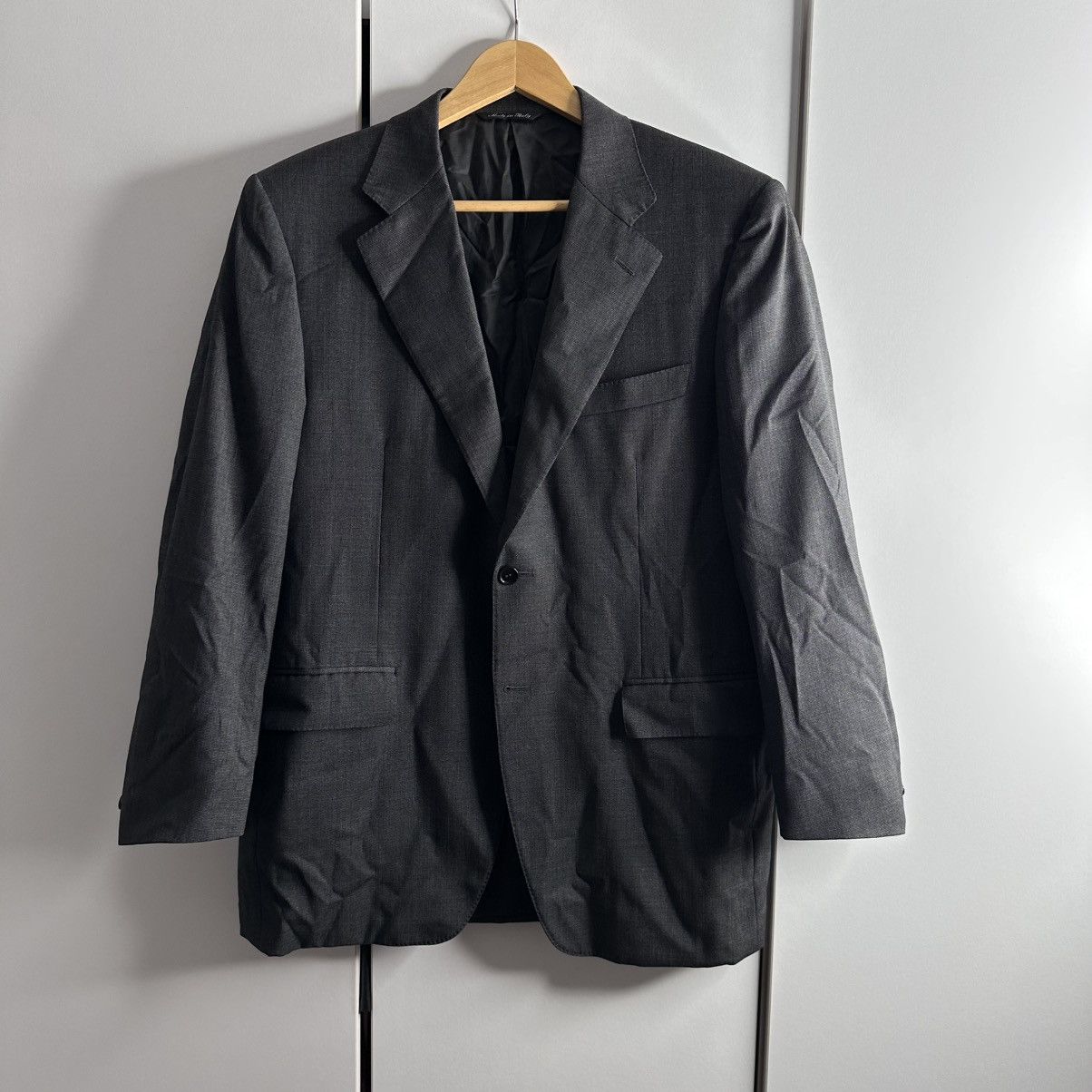 Canali Canali Wool Made in Italy Jacket Size 50R - 1 Thumbnail