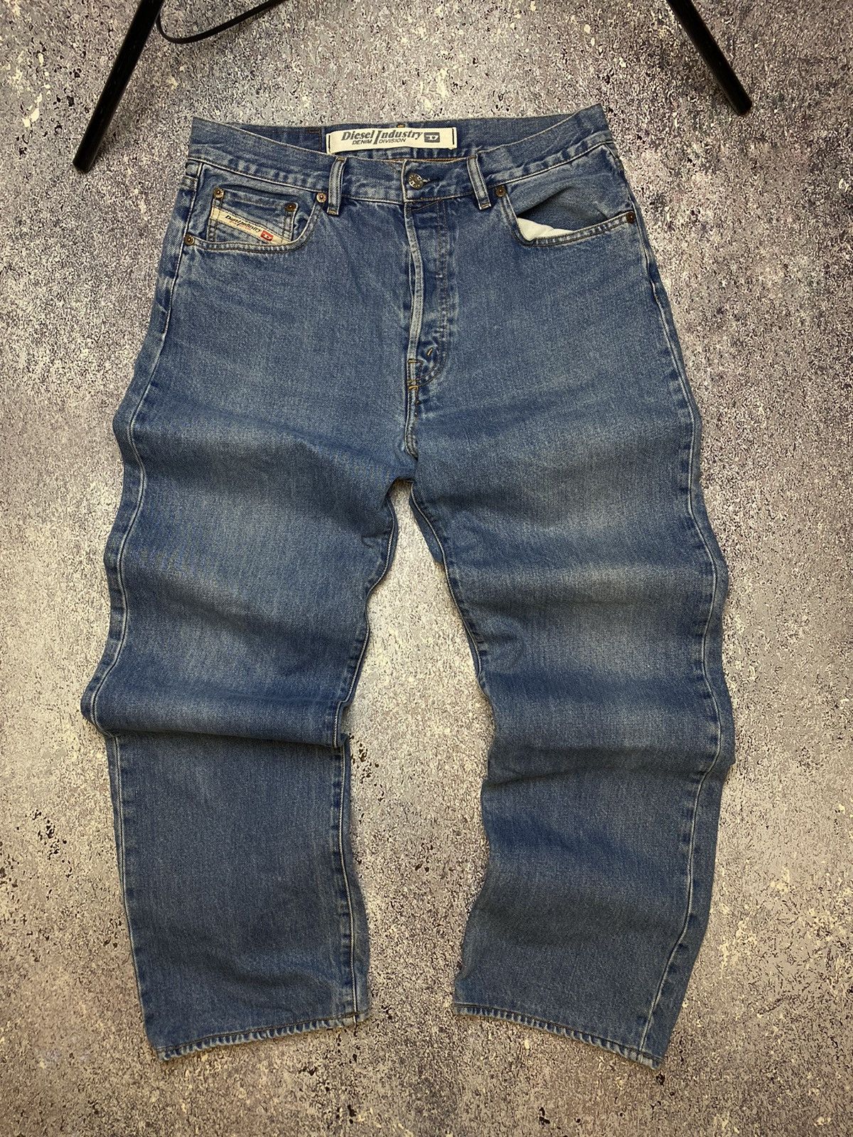 Diesel × Japanese Brand × Vintage 💥JAPANESE DIESEL VINTAGE JEANS 33 Size US 33 - 2 Thumbnail