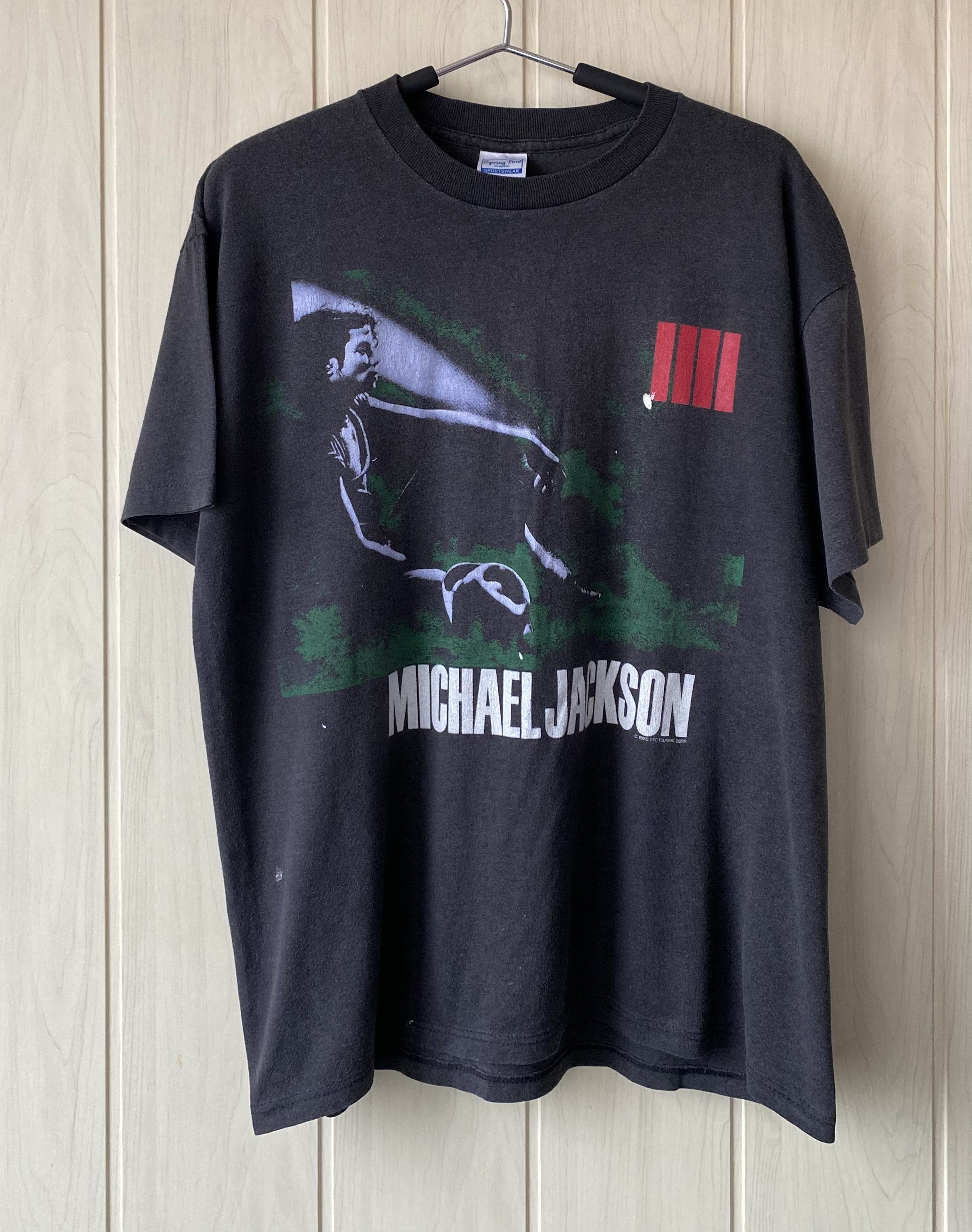 Image of Made In USA x Michael Jackson Vintage 1988 Michael Jackson Bad T-Shirt in Black, Men's (Size XL)