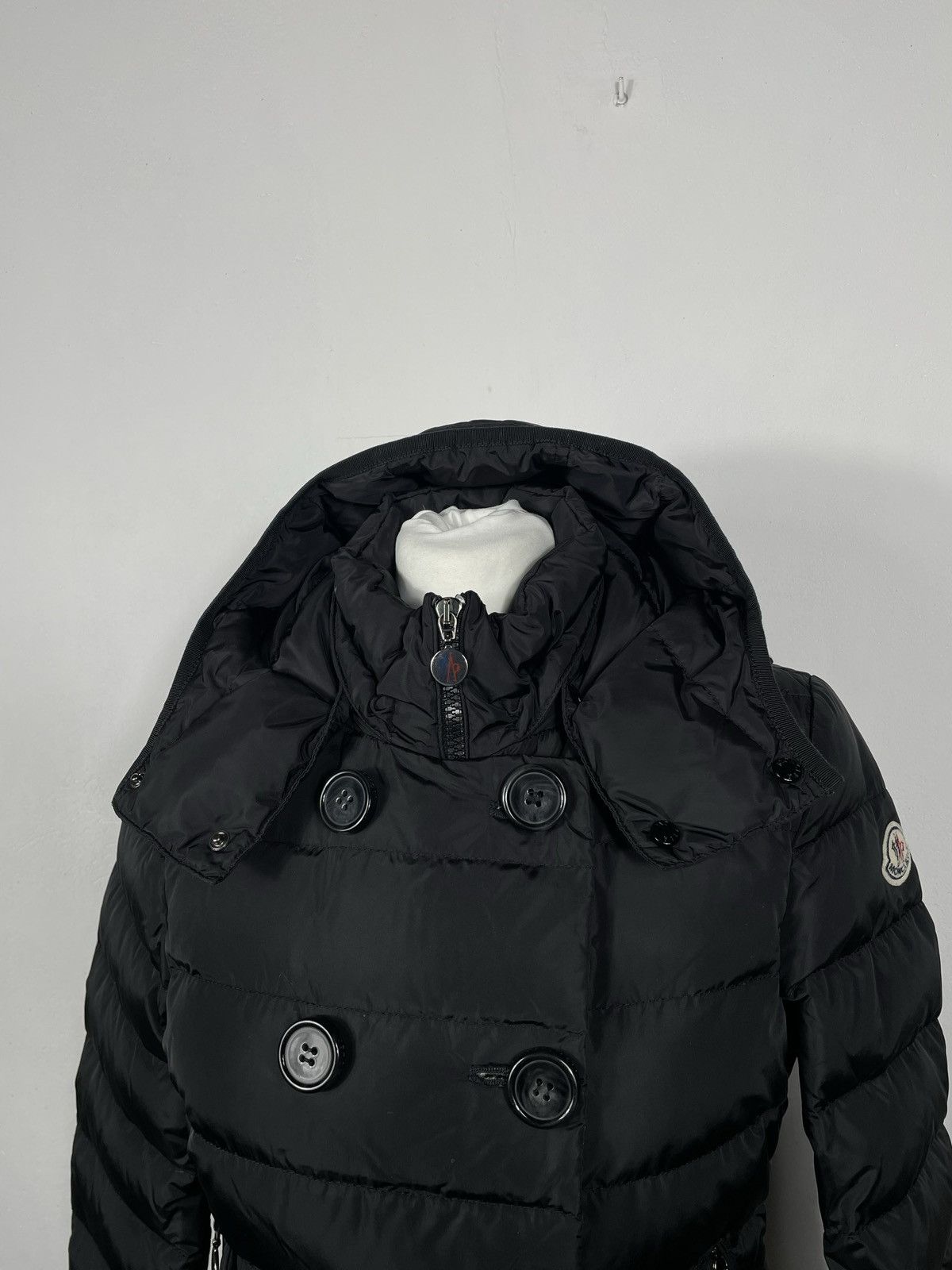 Designer × Moncler Moncler Black Puffer Hood Down Jakcet Coat Luxury Designer Size M / US 6-8 / IT 42-44 - 3 Thumbnail