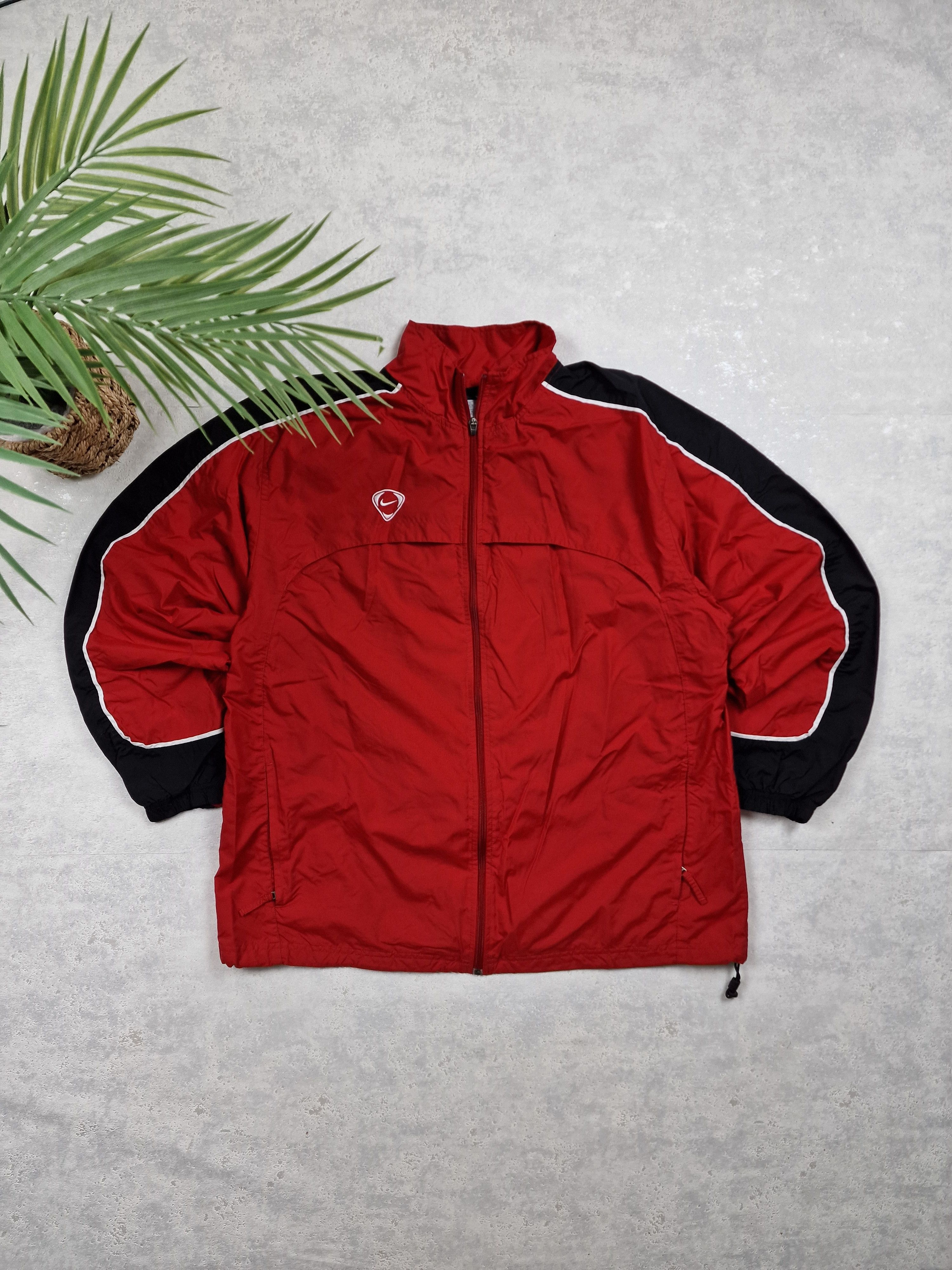 Nike × Vintage 00s Nike Retro Logo Vintage Y2K Oversize Retro Jacket Size US XL / EU 56 / 4 - 1 Thumbnail