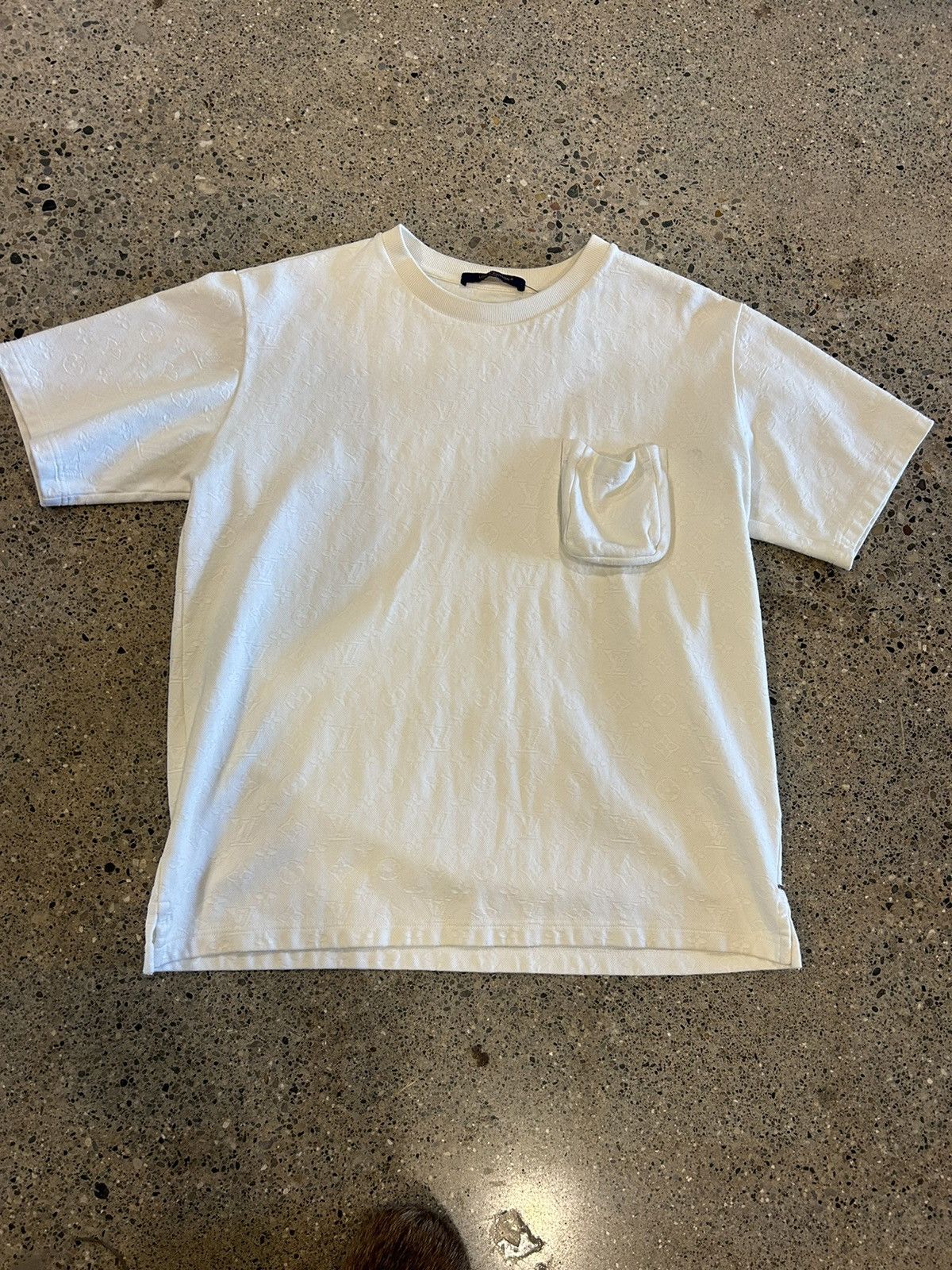Louis Vuitton Cream louis vuitton monogram pocket shirt Size US XL / EU 56 / 4 - 1 Thumbnail