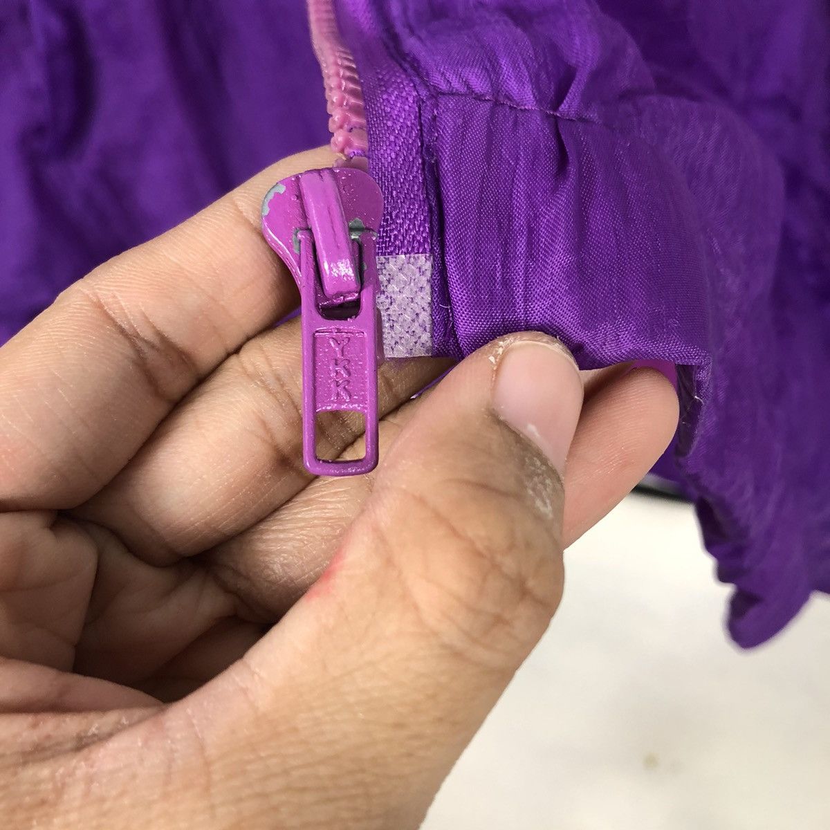Japanese Brand 📌Vintage Bomber Jacket Rich Purple HIII Fresh Nysc Usa Size US L / EU 52-54 / 3 - 18 Thumbnail