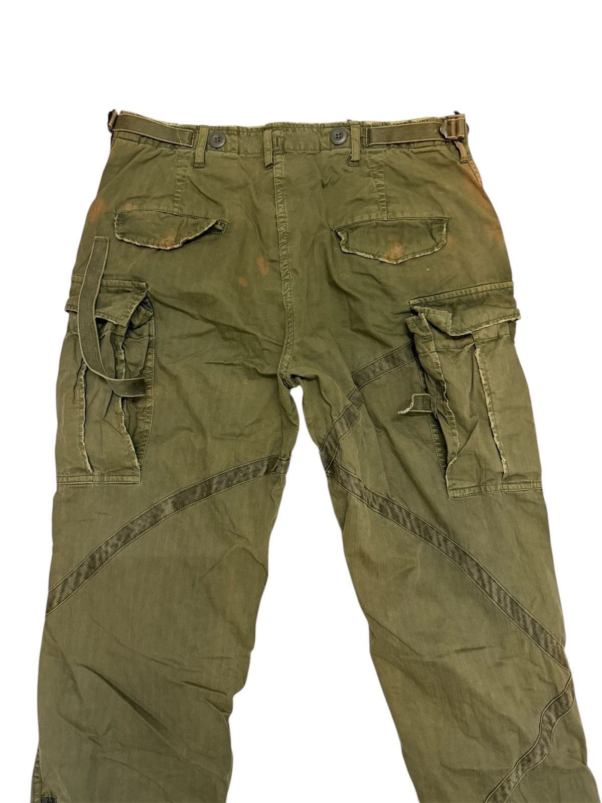 Vintage Japan Brand Aima Tactical Army Style Pants Cargo Design Size US 32 / EU 48 - 7 Thumbnail