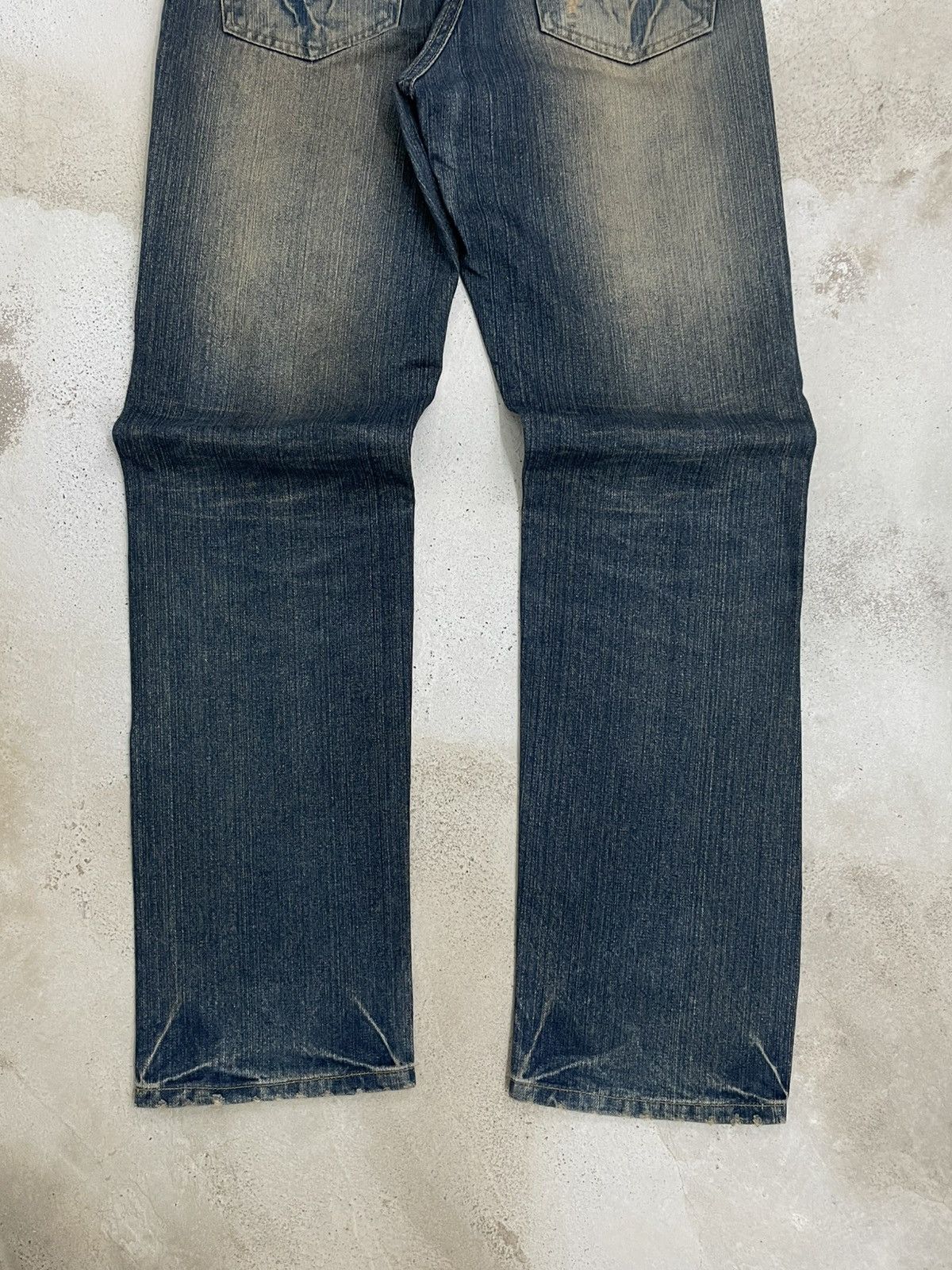 PPFM Vintage 90’s Japan Designer Ppfm Revolution Distressed Denim Size US 32 / EU 48 - 9 Thumbnail