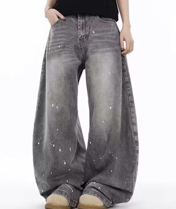 Japanese Brand Y2k Splash-ink Denim Pant Size US 31 - 3 Thumbnail