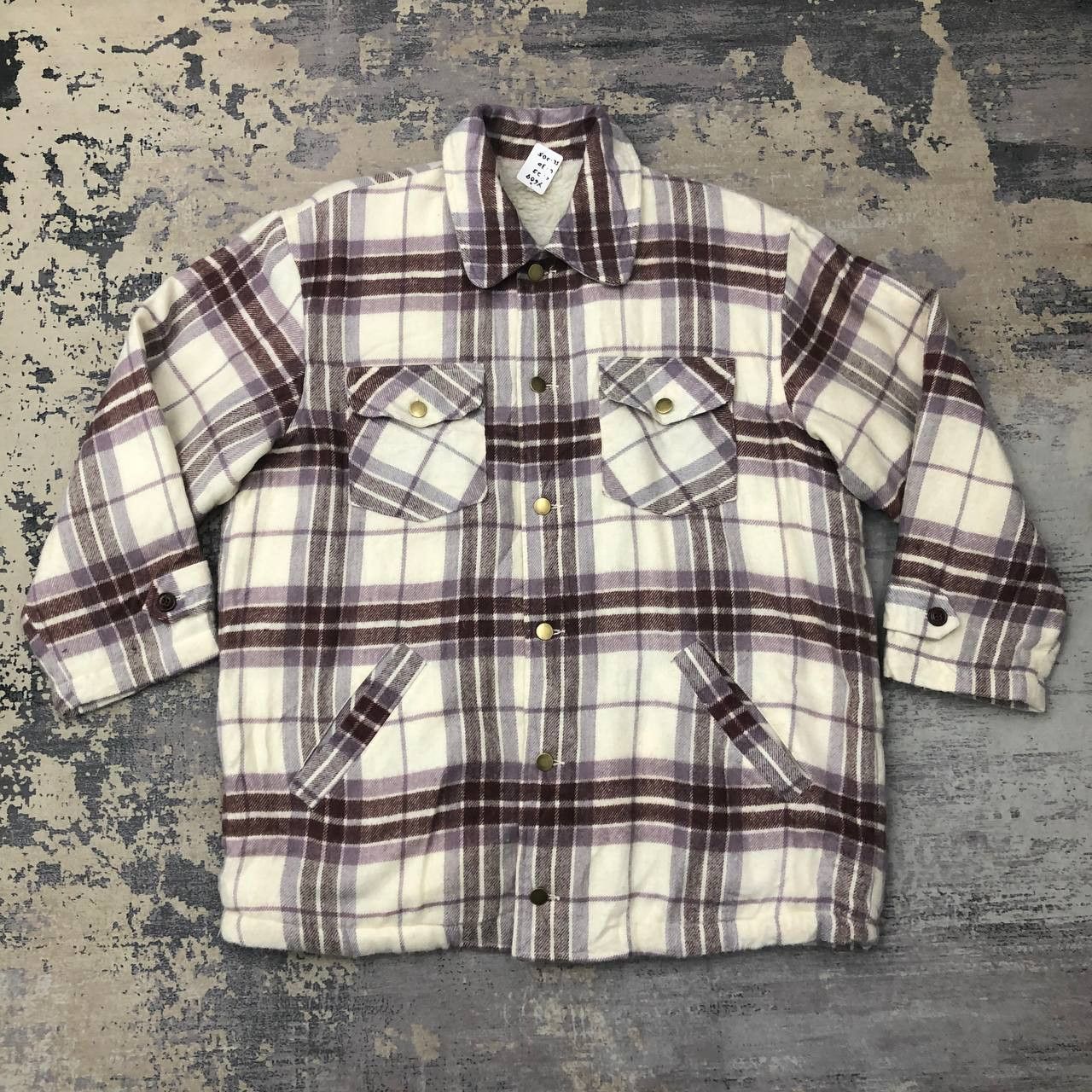 Japanese Brand × Vintage Y609 COSA DE VER TARTAN SHERPA JACKETS Size US S / EU 44-46 / 1 - 1 Thumbnail