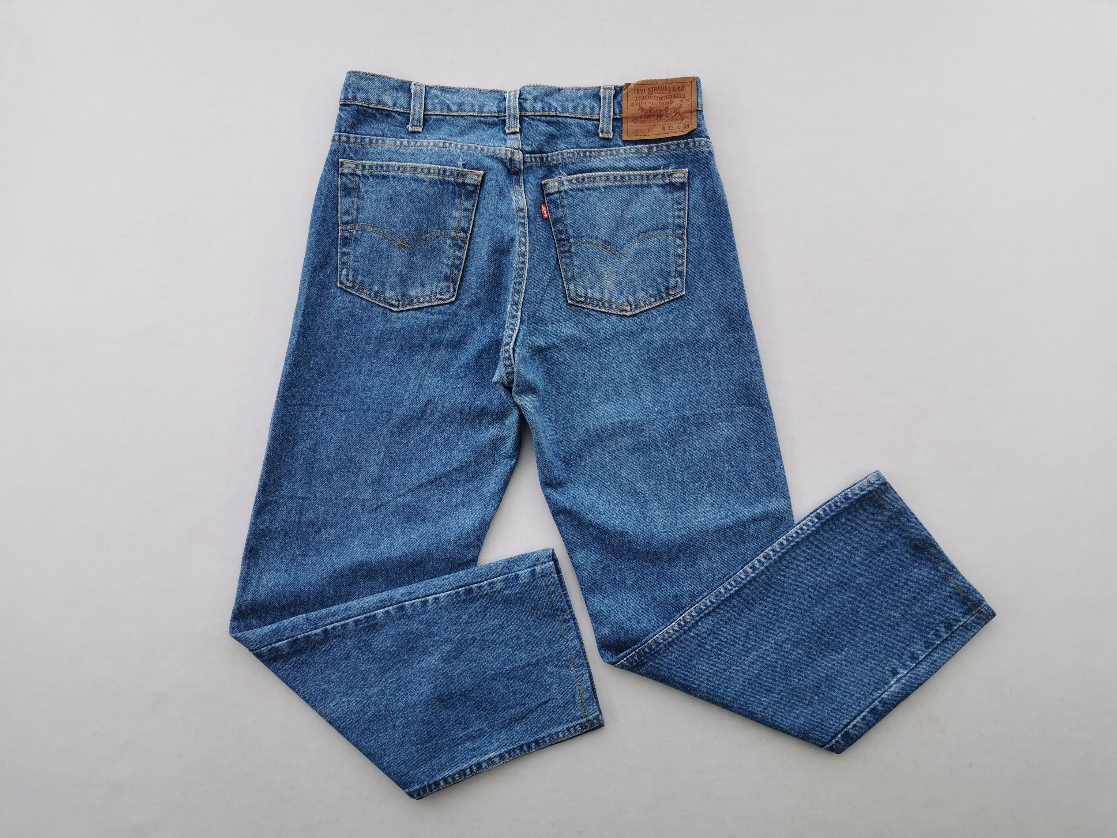 Levi's Vintage 90s Levis Lot 505 Denim Made In USA Size 33/33x34 Size US 33 - 5 Thumbnail