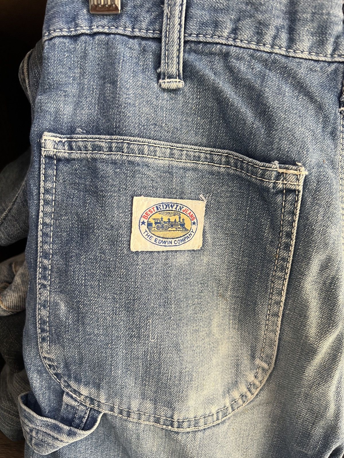 Edwin 🔥Rare Vintage Edwin Carpenter Distressed Denim Size US 26 / EU 42 - 13 Thumbnail